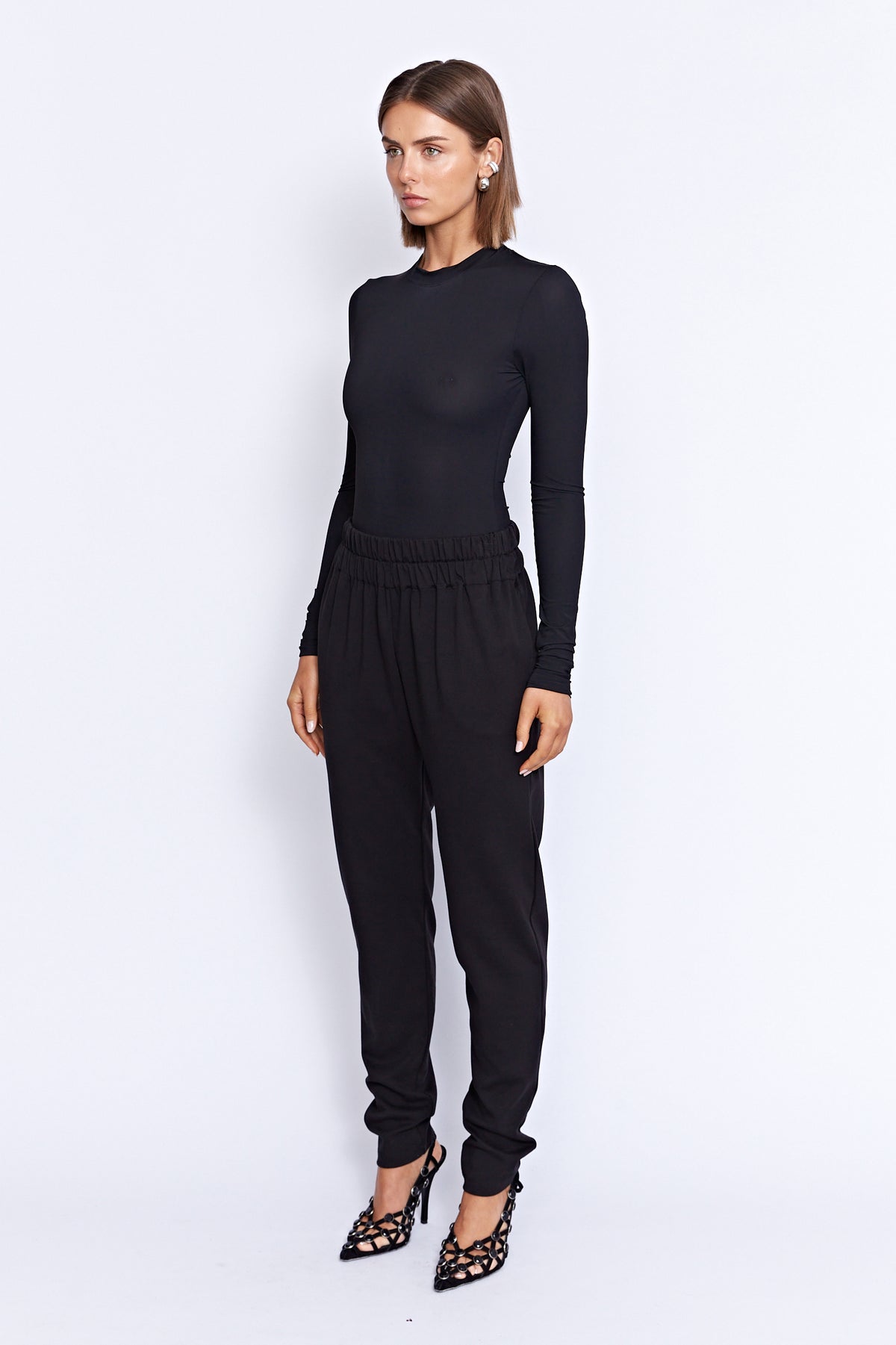 BASSETTE JERSEY PANT | BLACK