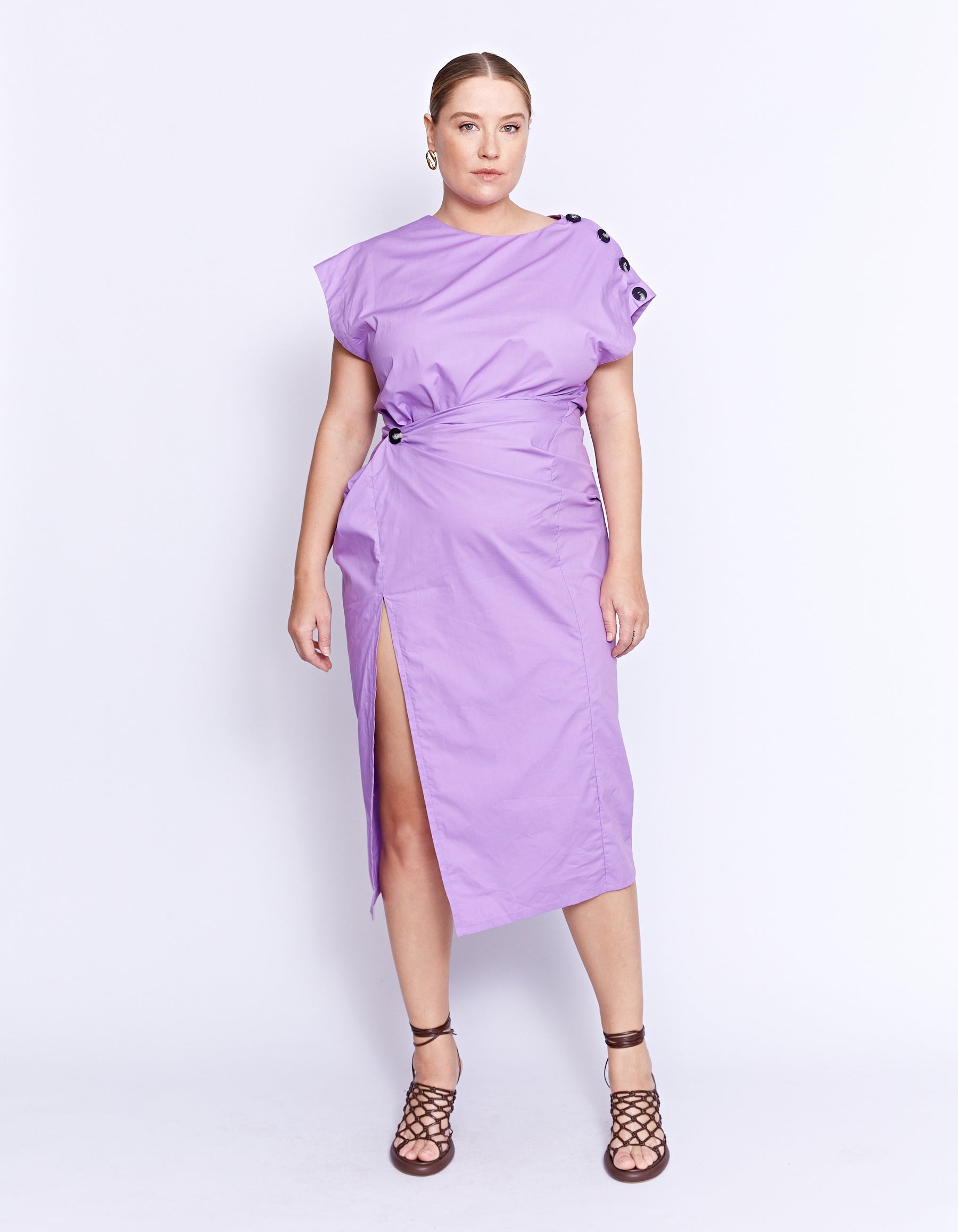 GRENADA MIDI DRESS | IRIS