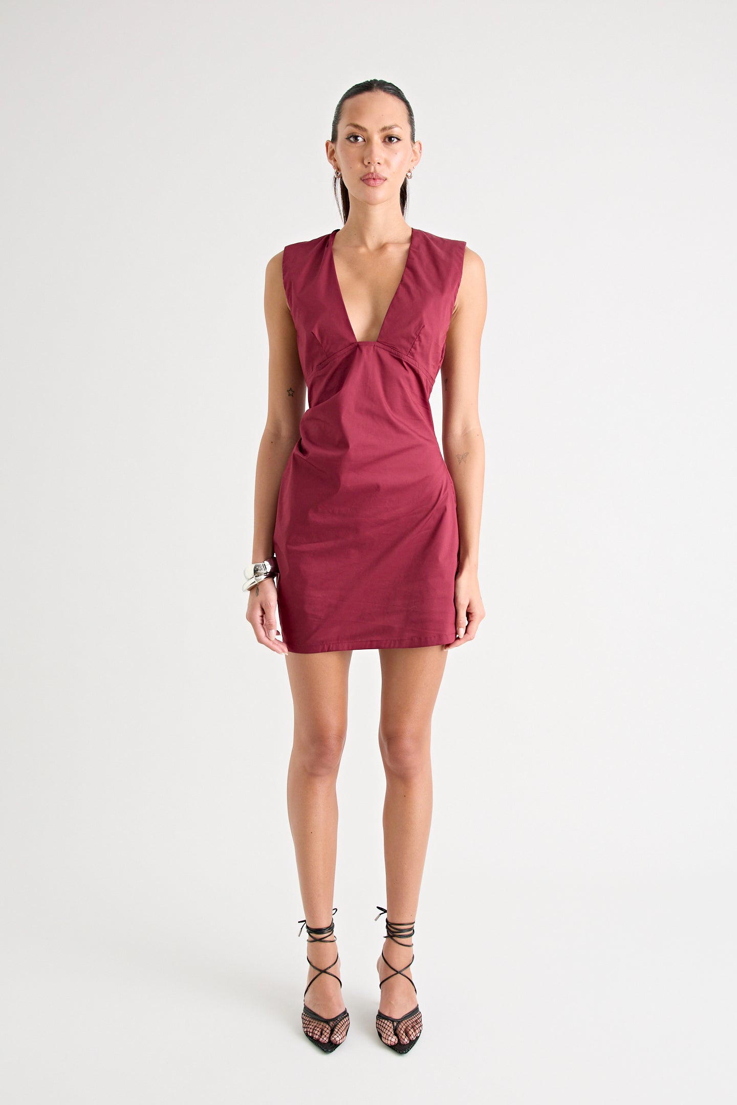 SALMA MINI DRESS | WINE