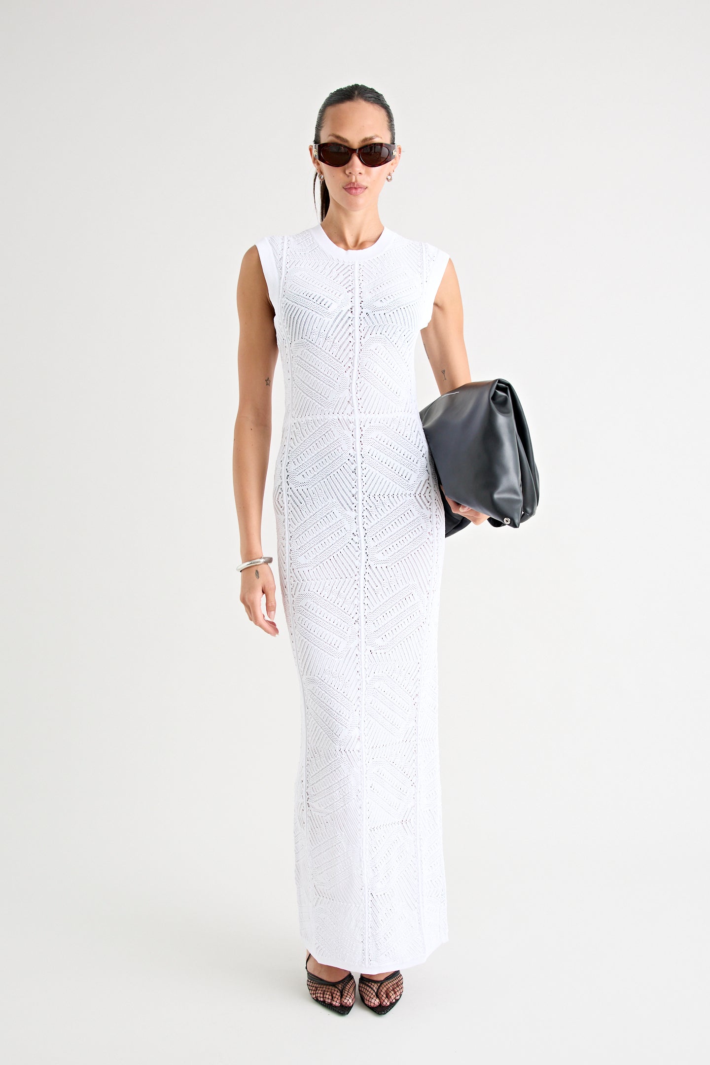 RENOIR KNIT DRESS | POWDER