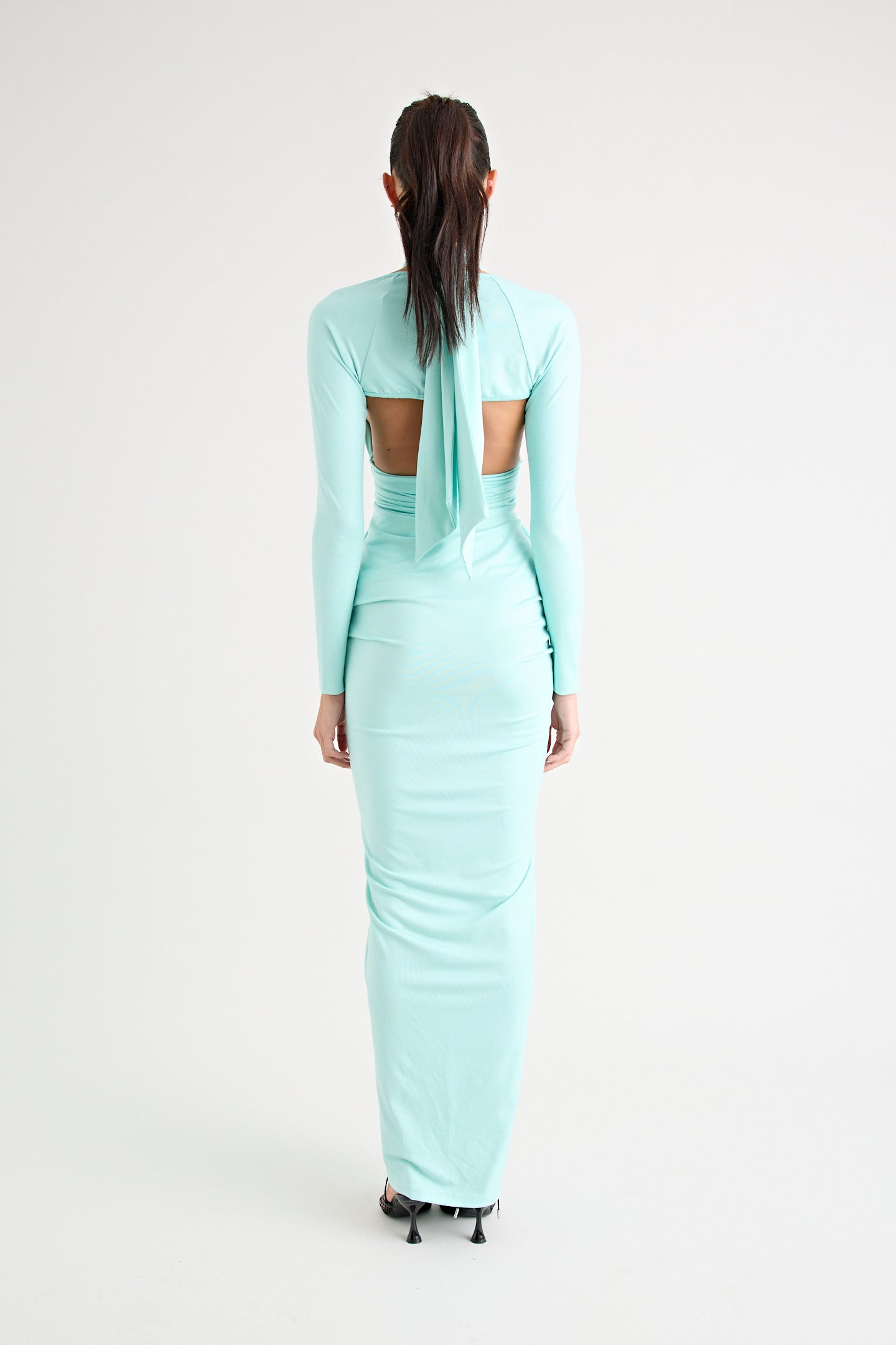 VICTORIA MAXI DRESS | AQUA