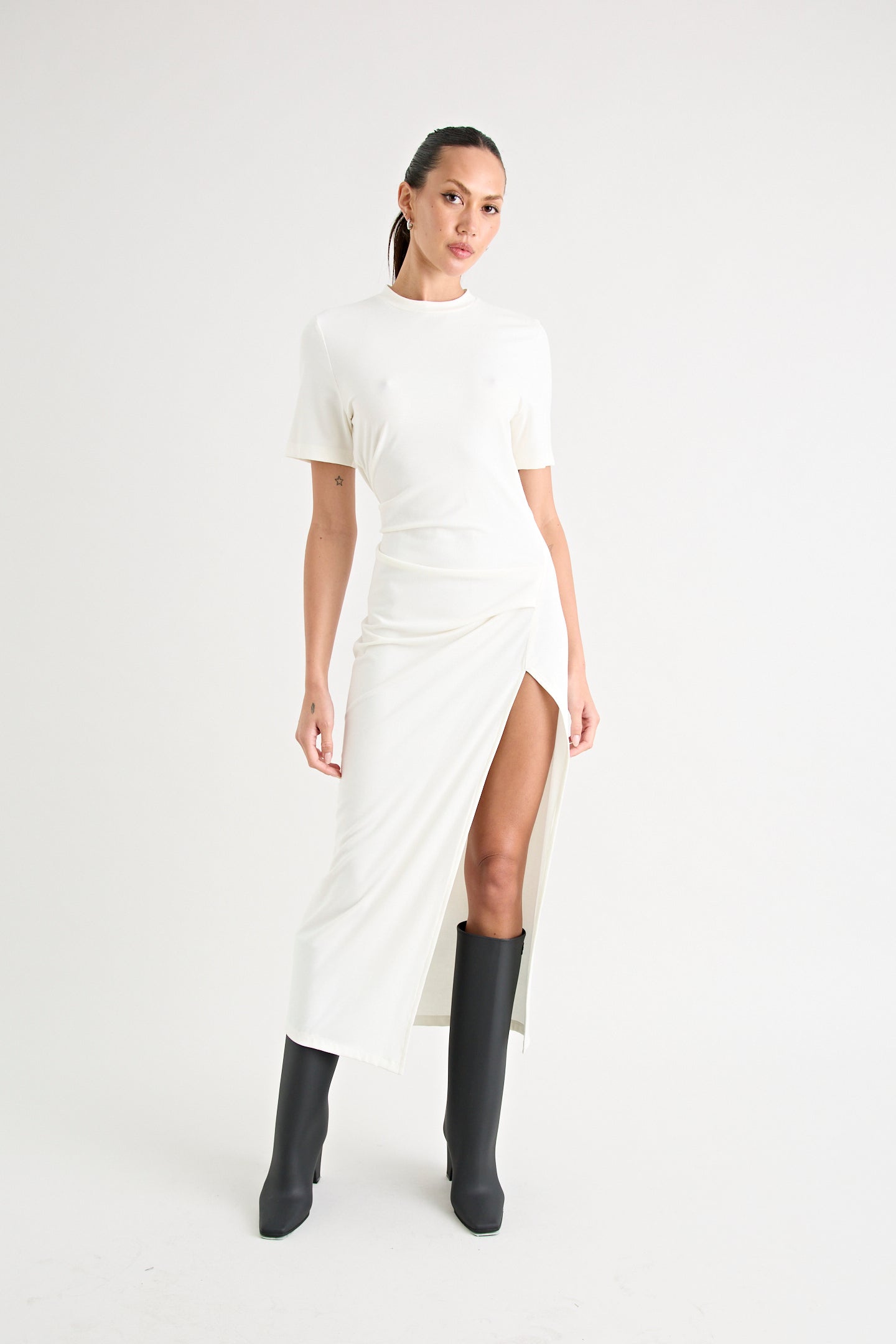 PORTIA DRESS | OFF WHITE