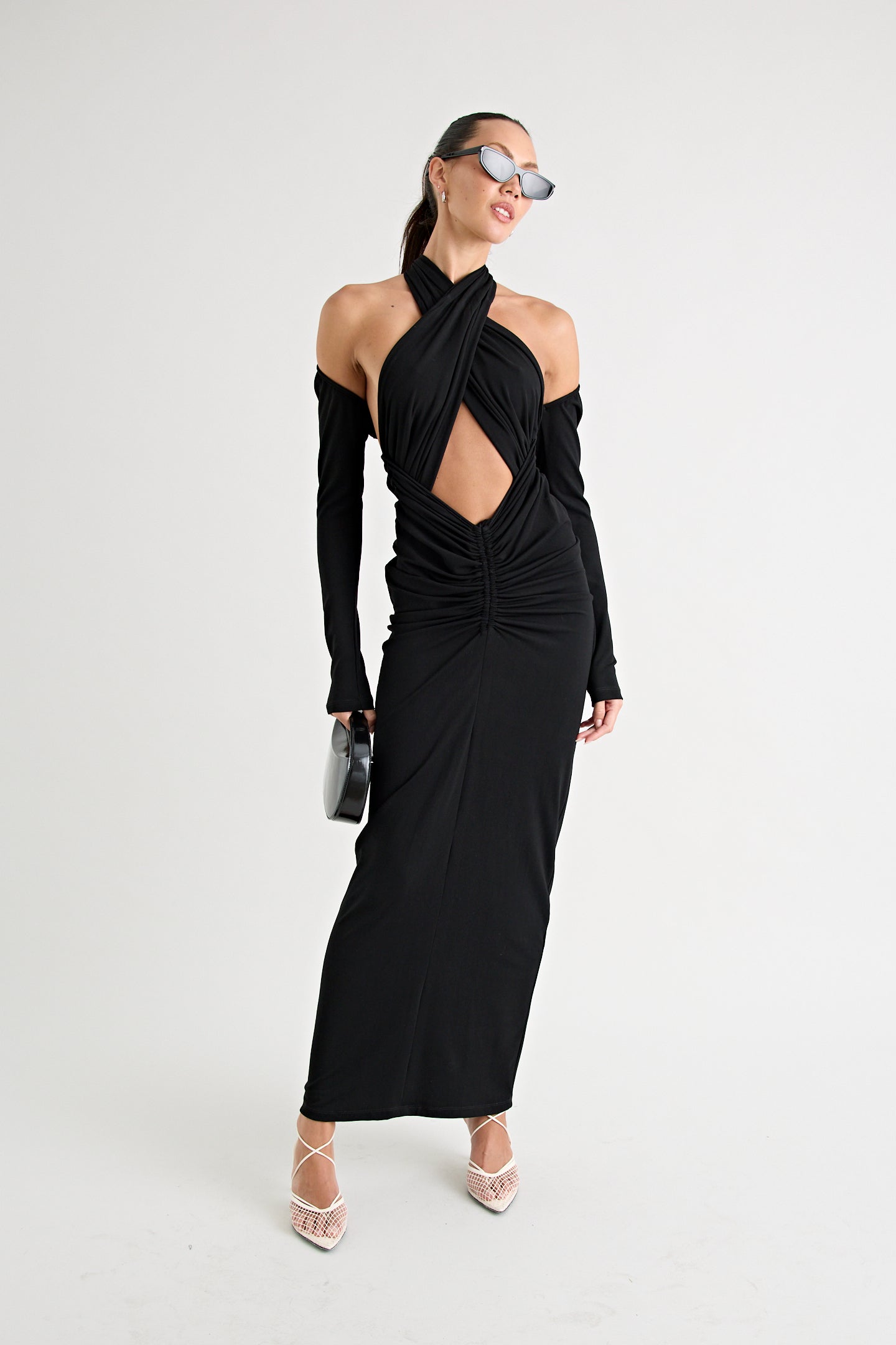 VICTORIA MAXI DRESS | BLACK