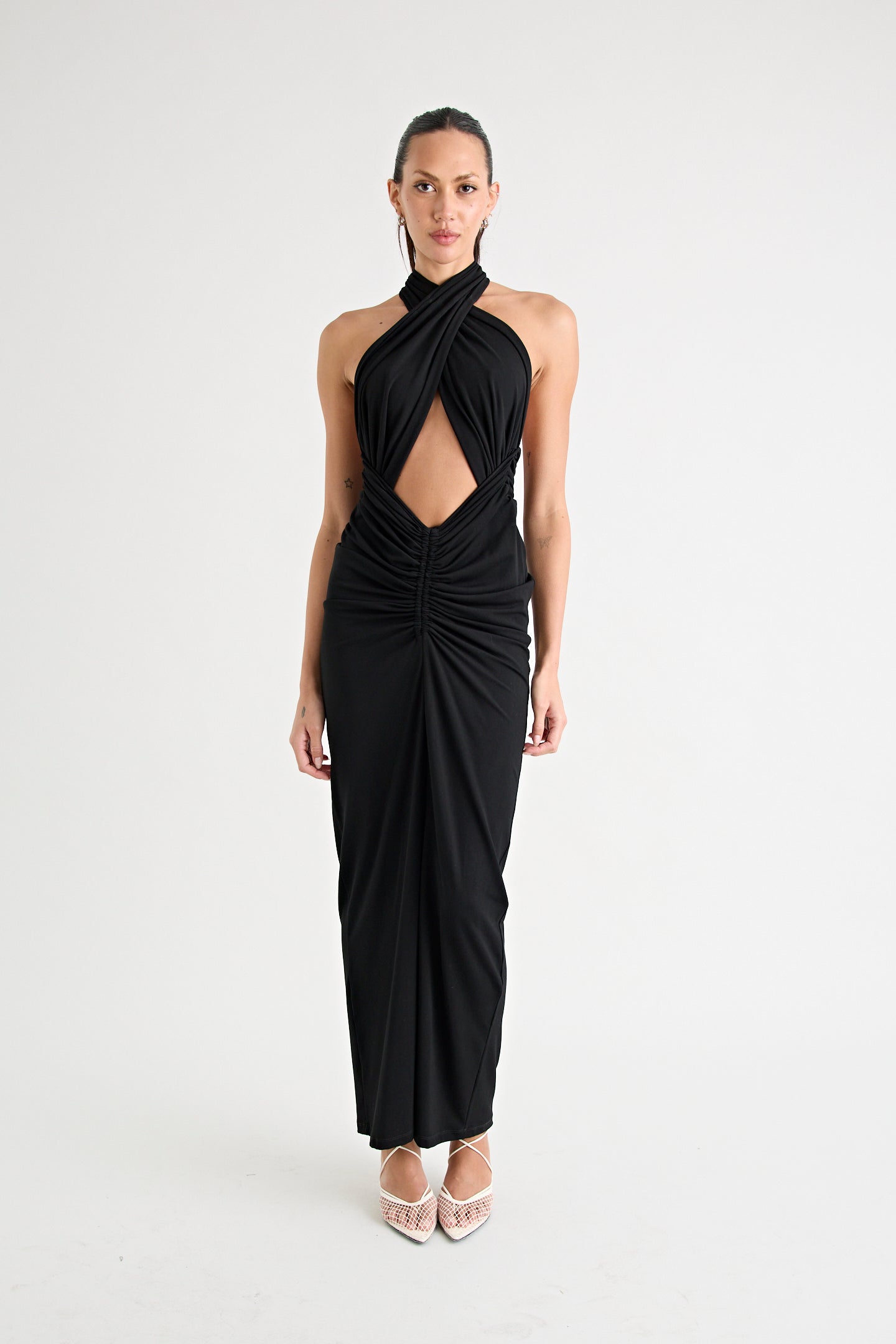 VICTORIA MAXI DRESS | BLACK