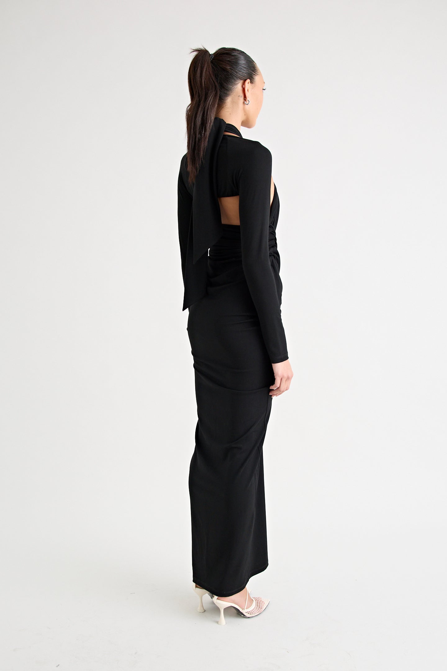 VICTORIA MAXI DRESS | BLACK