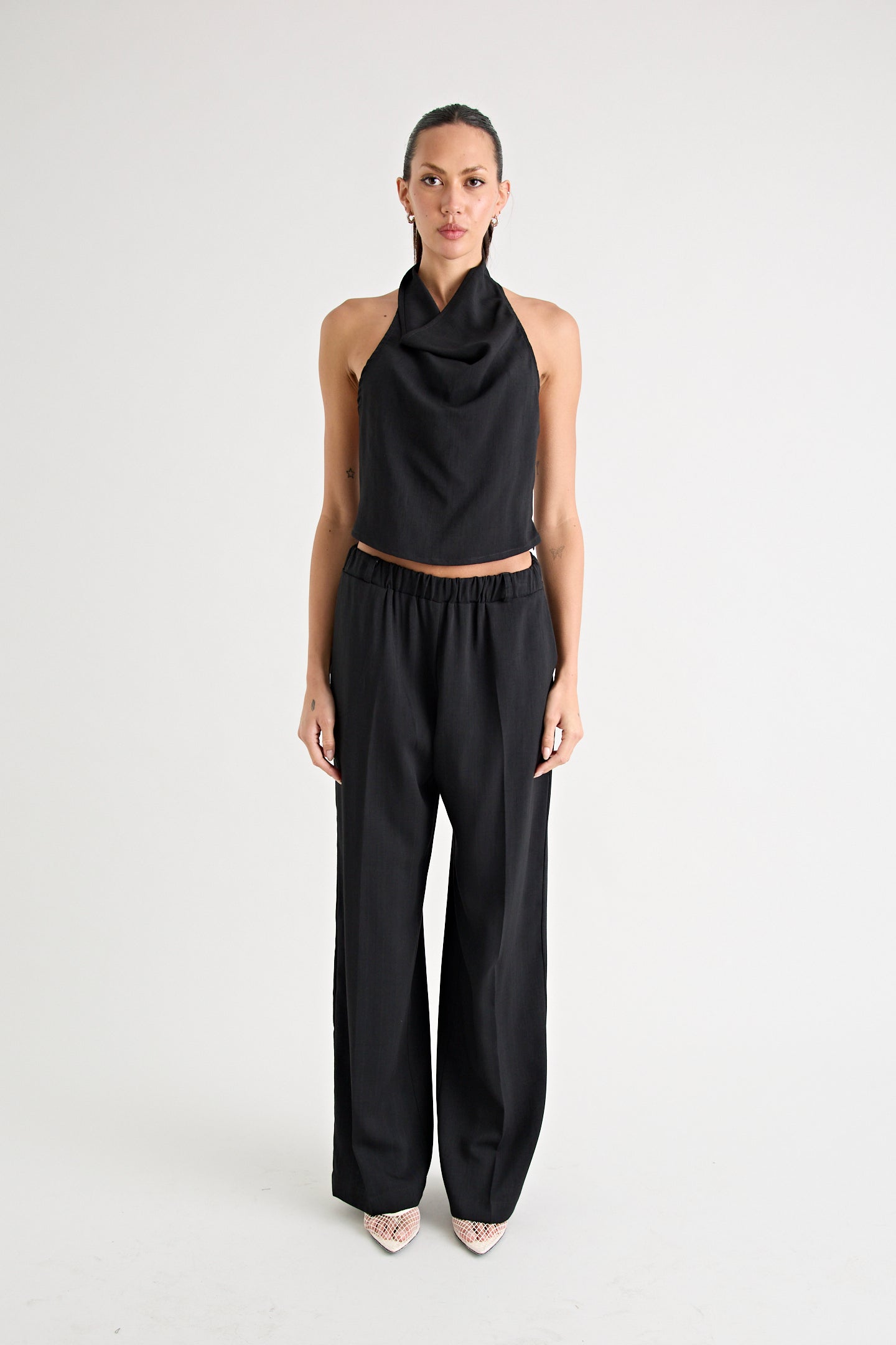 PINO WIDE LEG PANT | BLACK