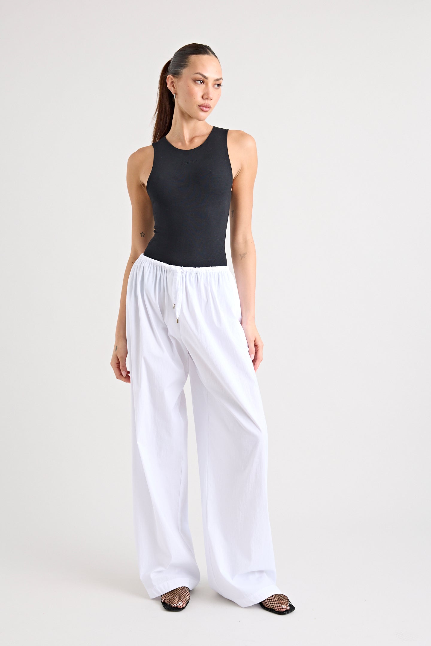 LE BOOM BOOM WIDE LEG PANT | POWDER