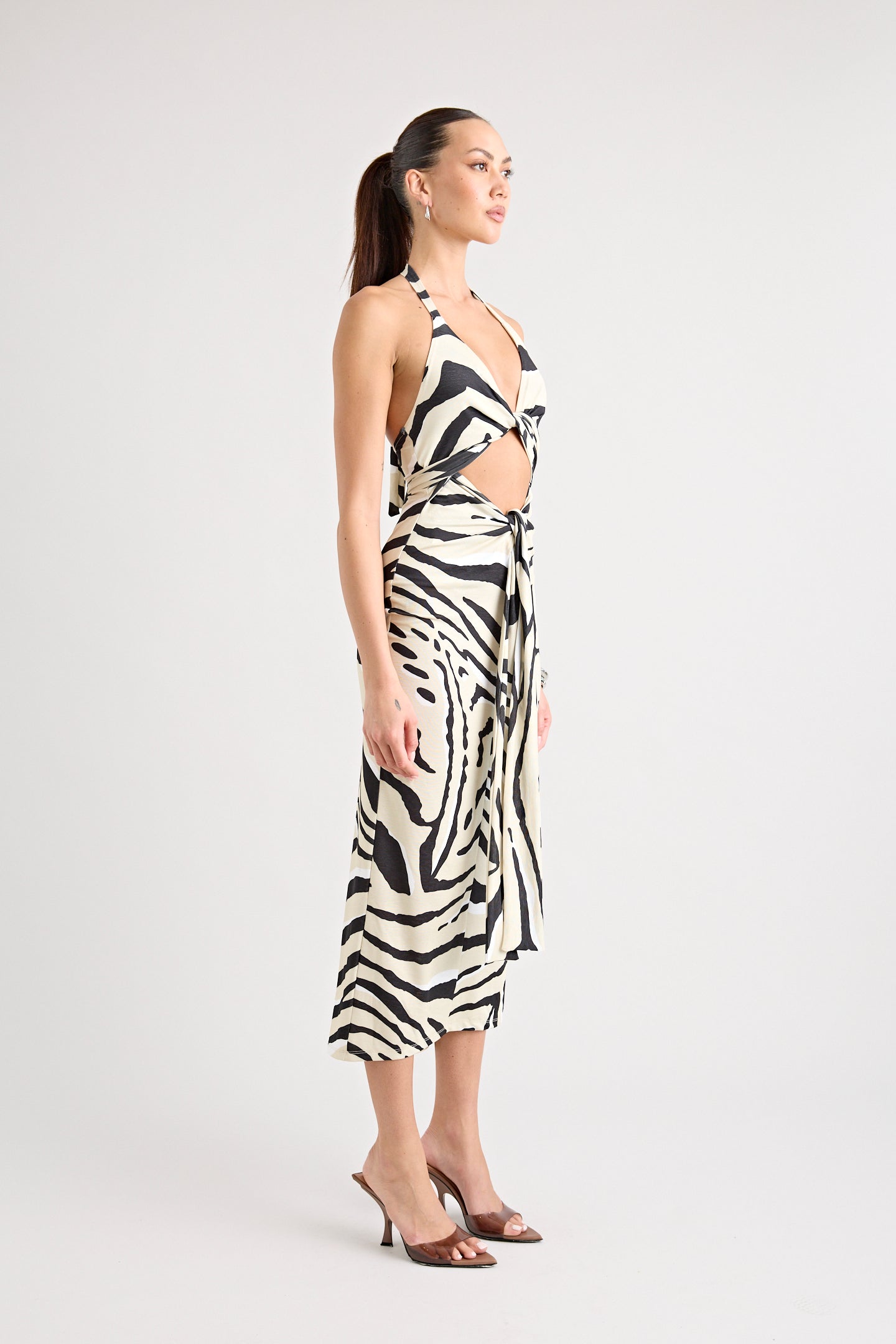 TOCA TIE UP DRESS | ZEBRA