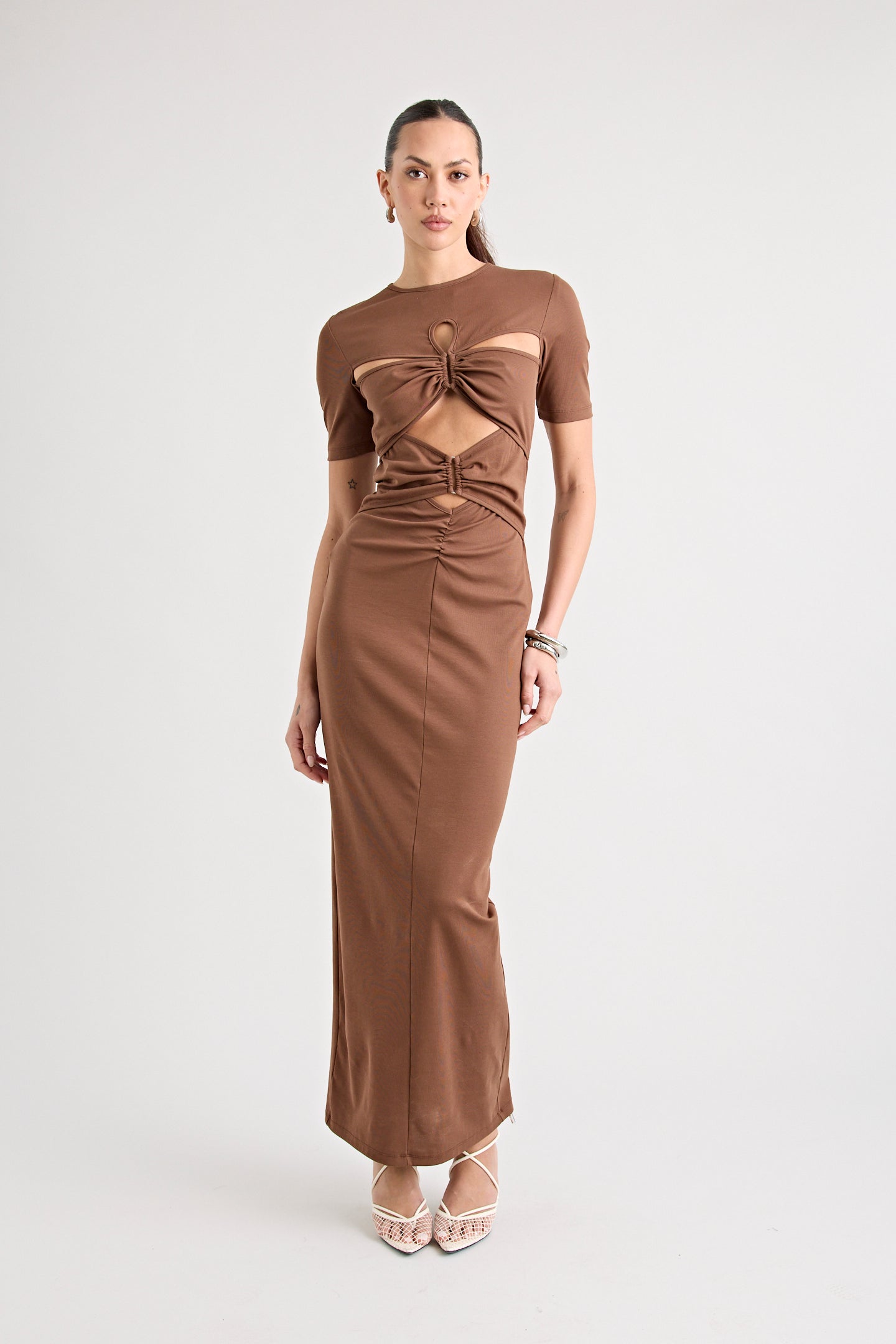 FLORENCE DRESS | CHOCOLATE