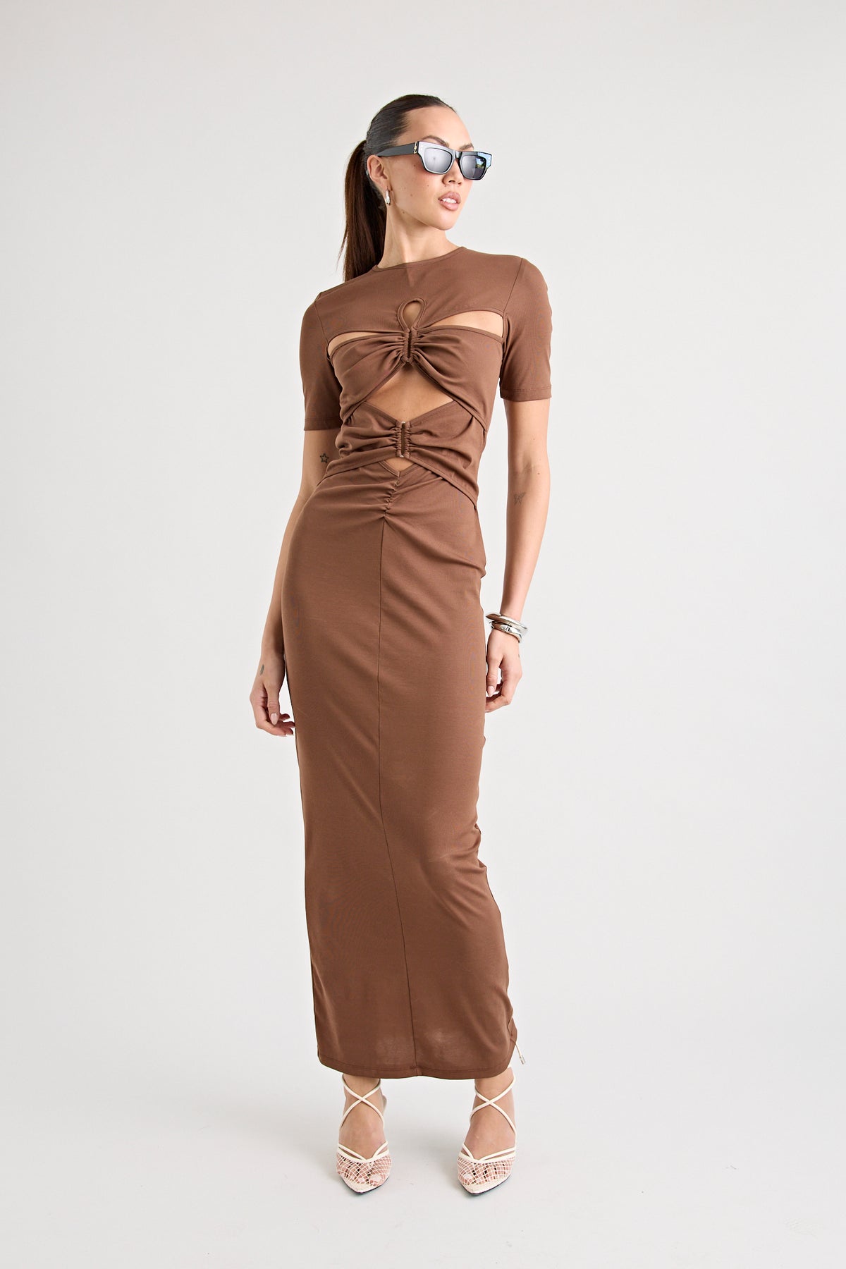 FLORENCE DRESS | CHOCOLATE