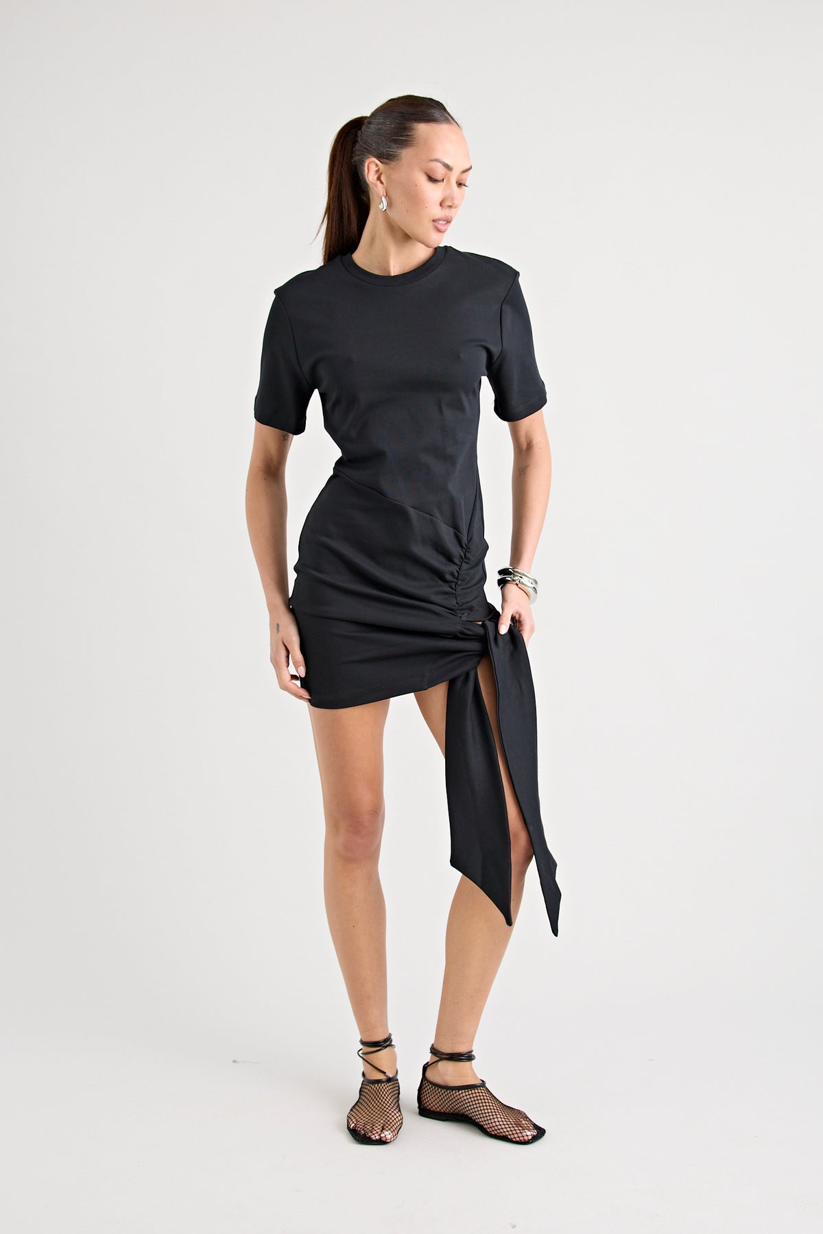 BASSETTE MINI DRESS | BLACK