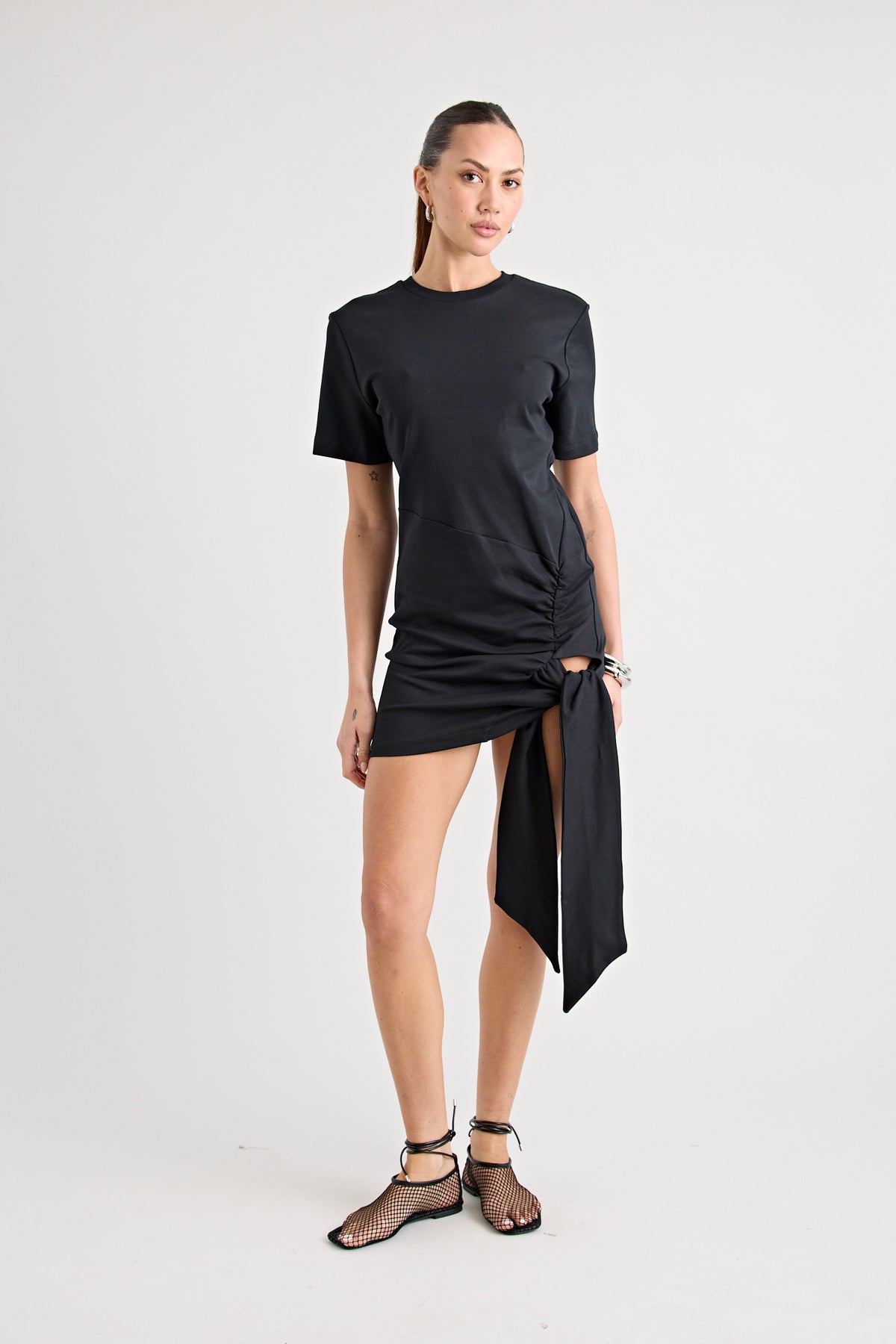 BASSETTE MINI DRESS | BLACK