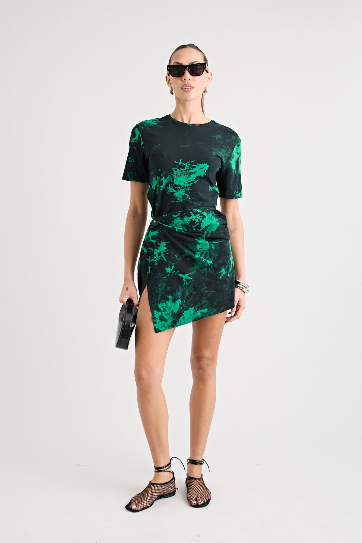 Enzo Twist Dress | Ink