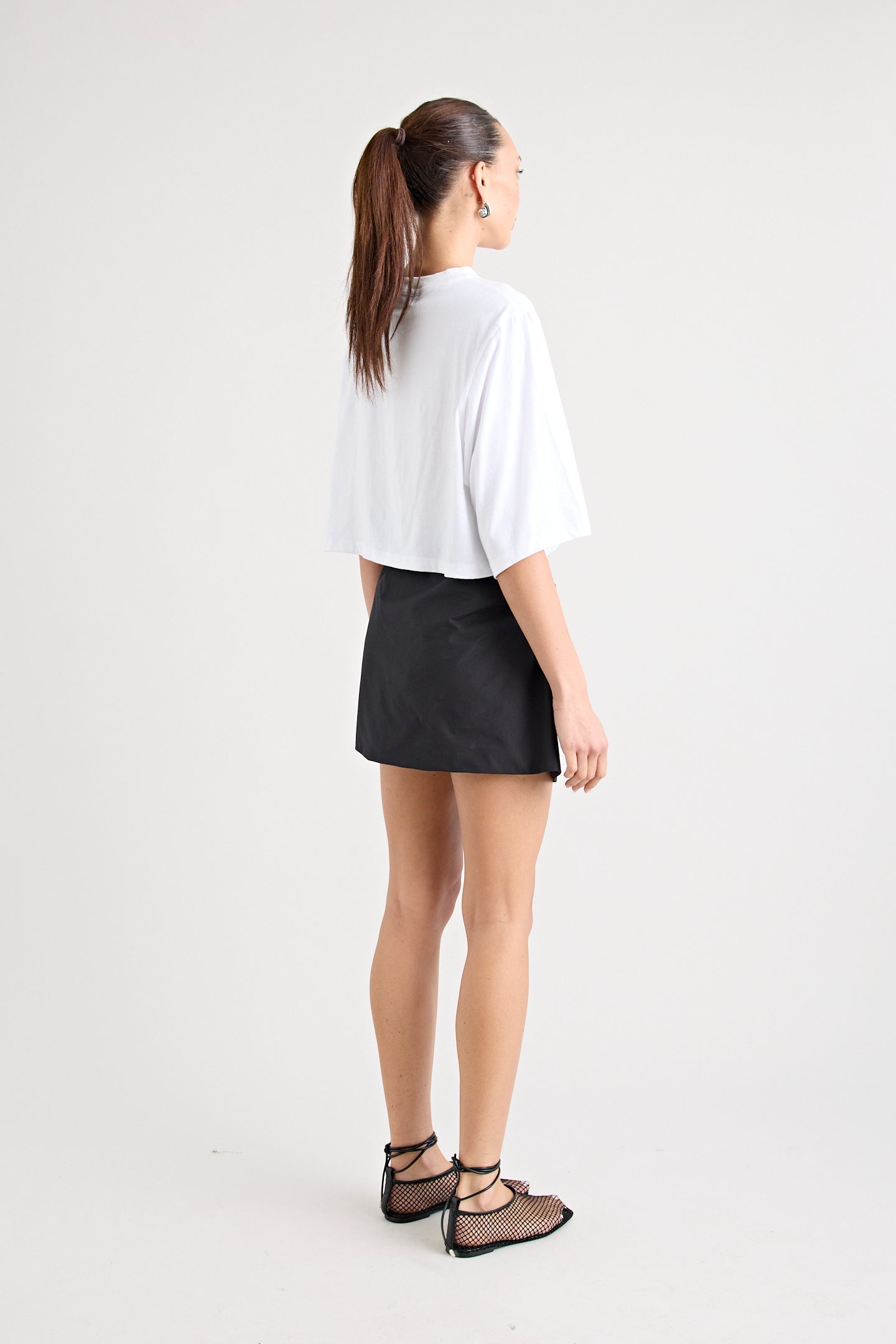 SALMA WRAP SKIRT | BLACK