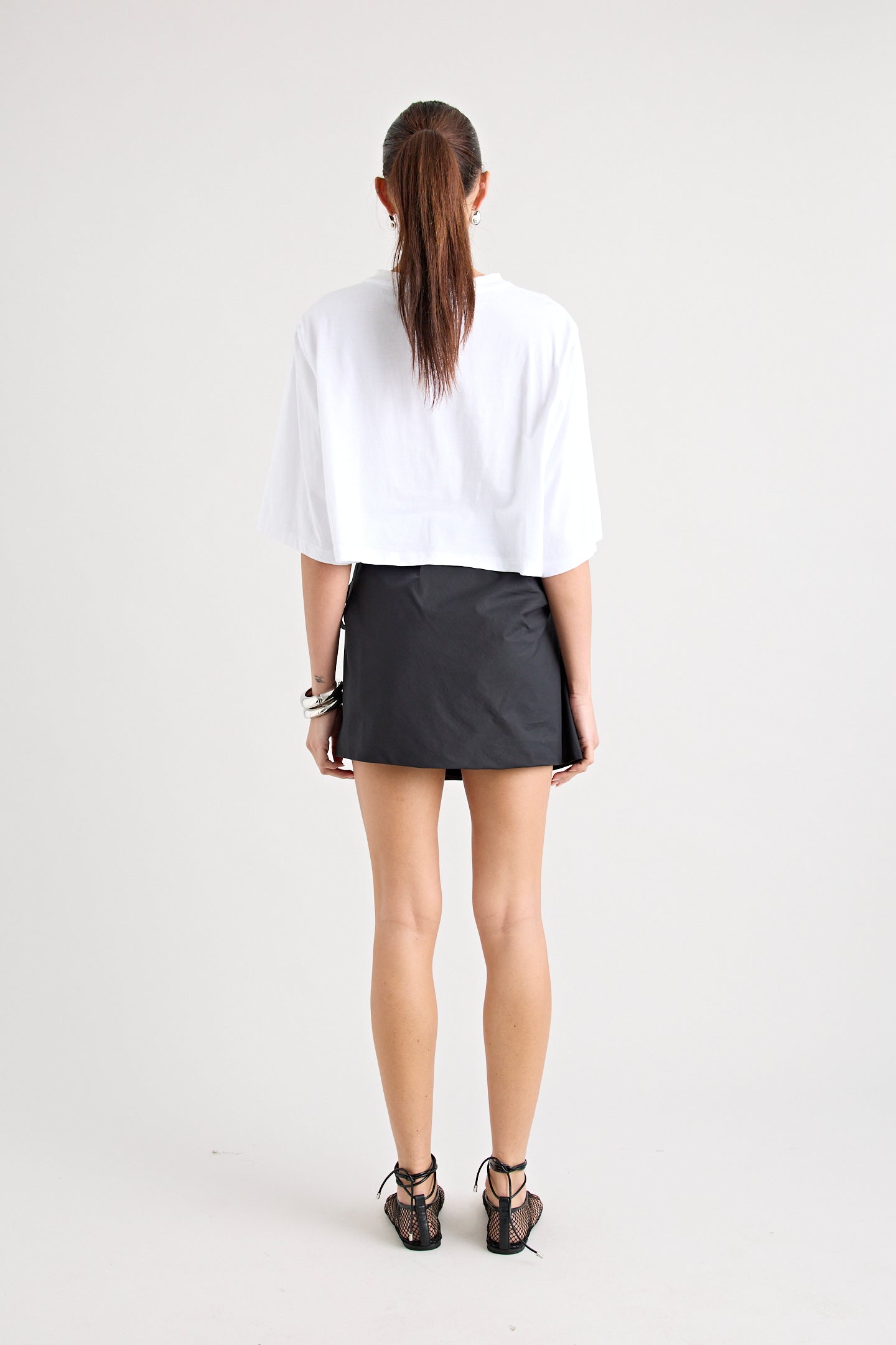 SALMA WRAP SKIRT | BLACK