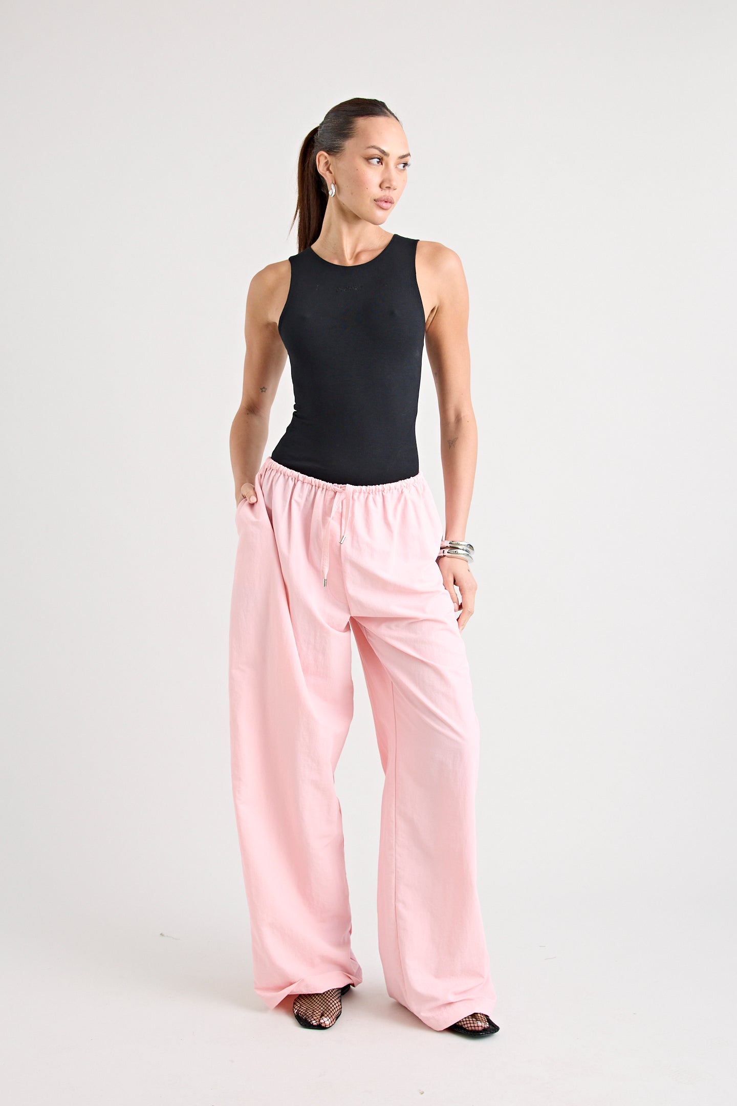 LE BOOM BOOM WIDE LEG PANT | PINK