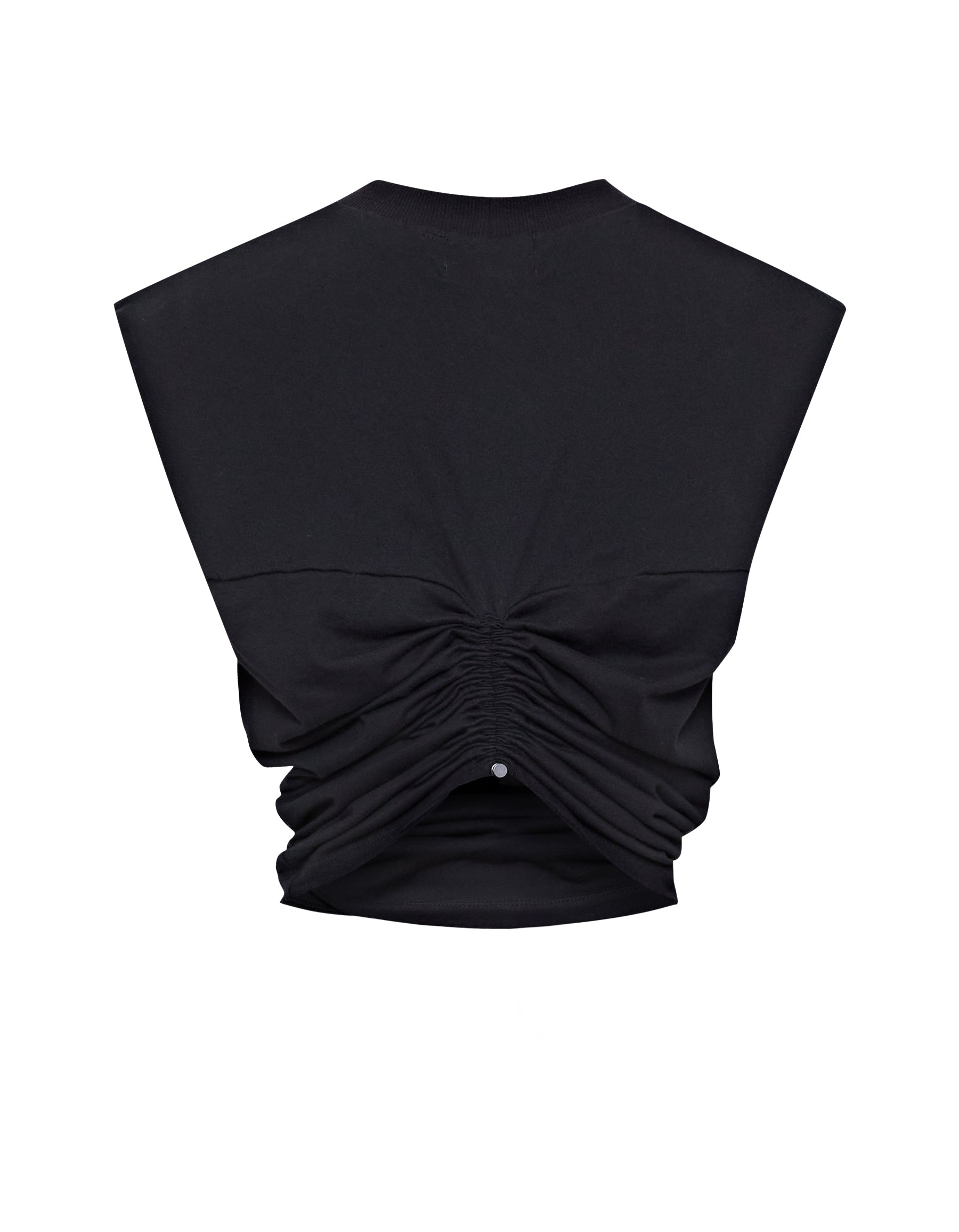 ROSCO GATHERED TANK | BLACK