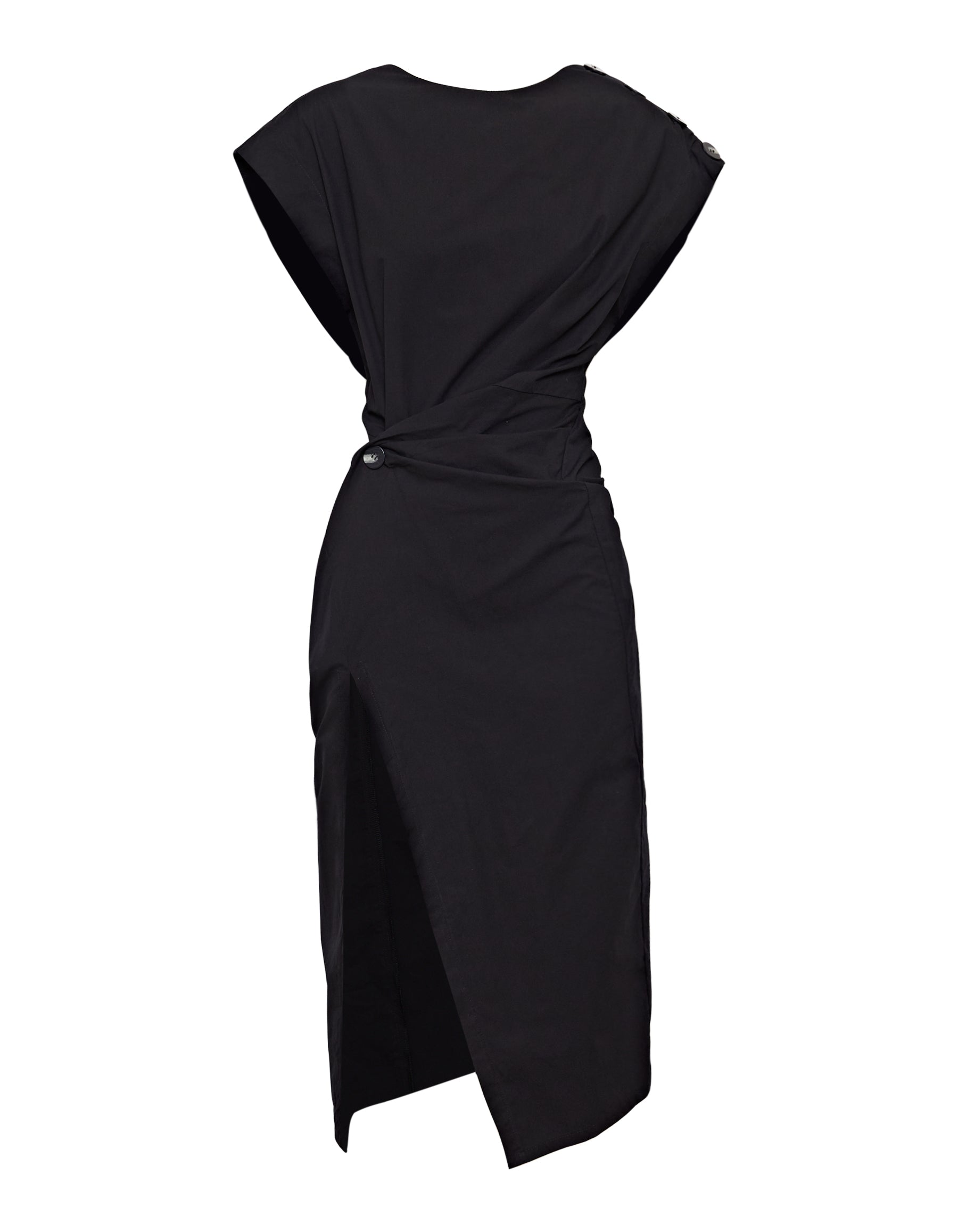 GRENADA MIDI DRESS | BLACK