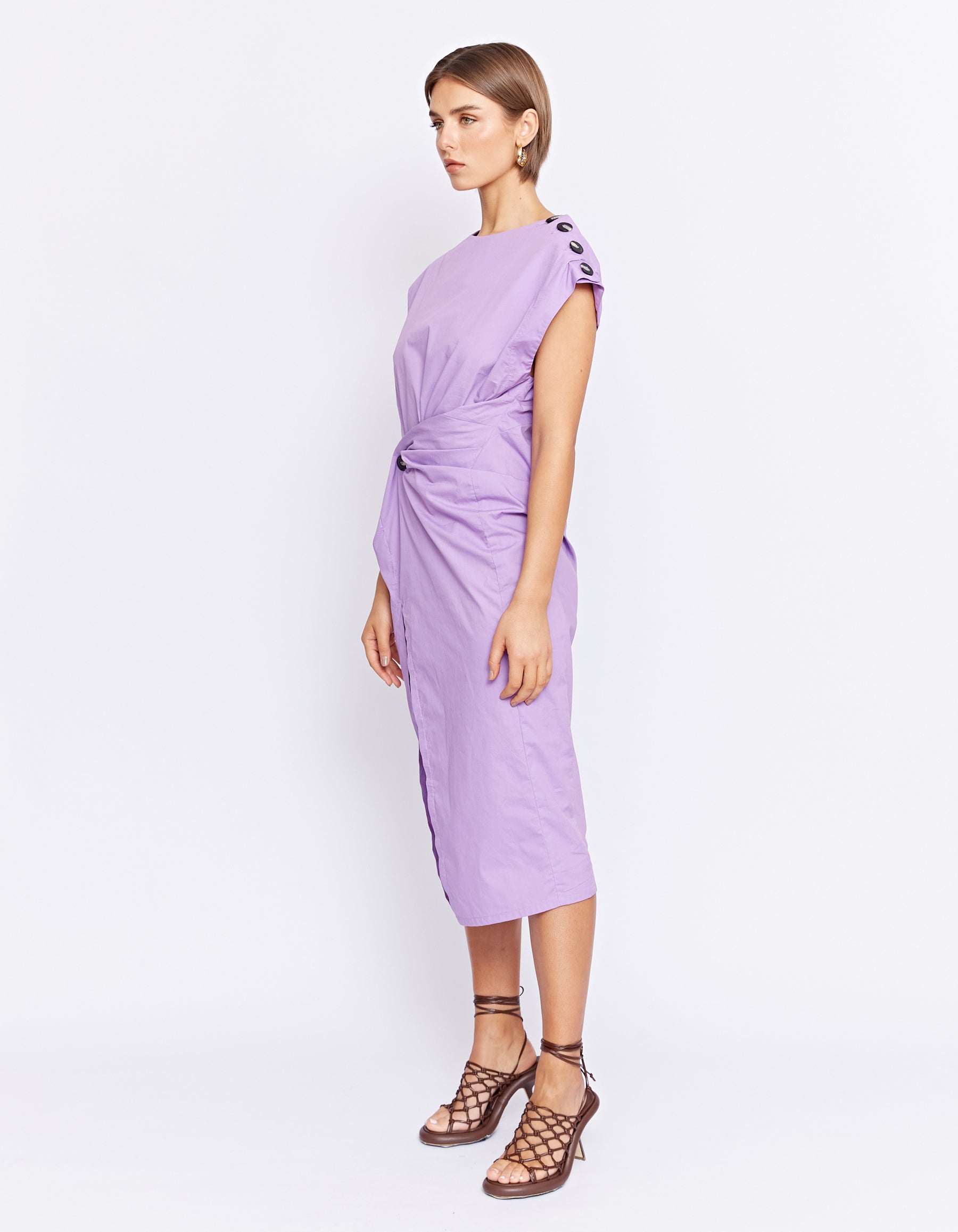 GRENADA MIDI DRESS | IRIS