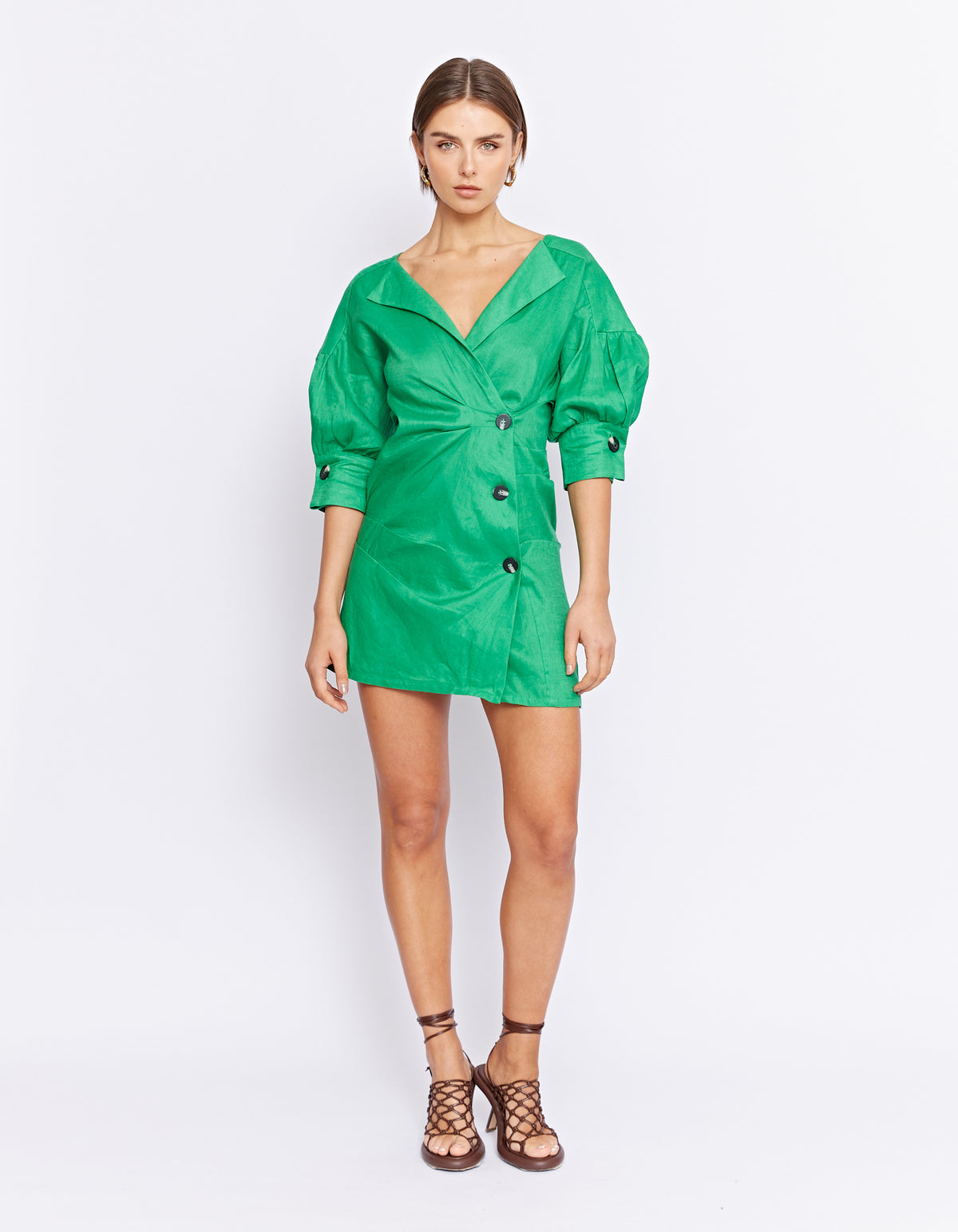 SEEKA DRESS  | GREEN