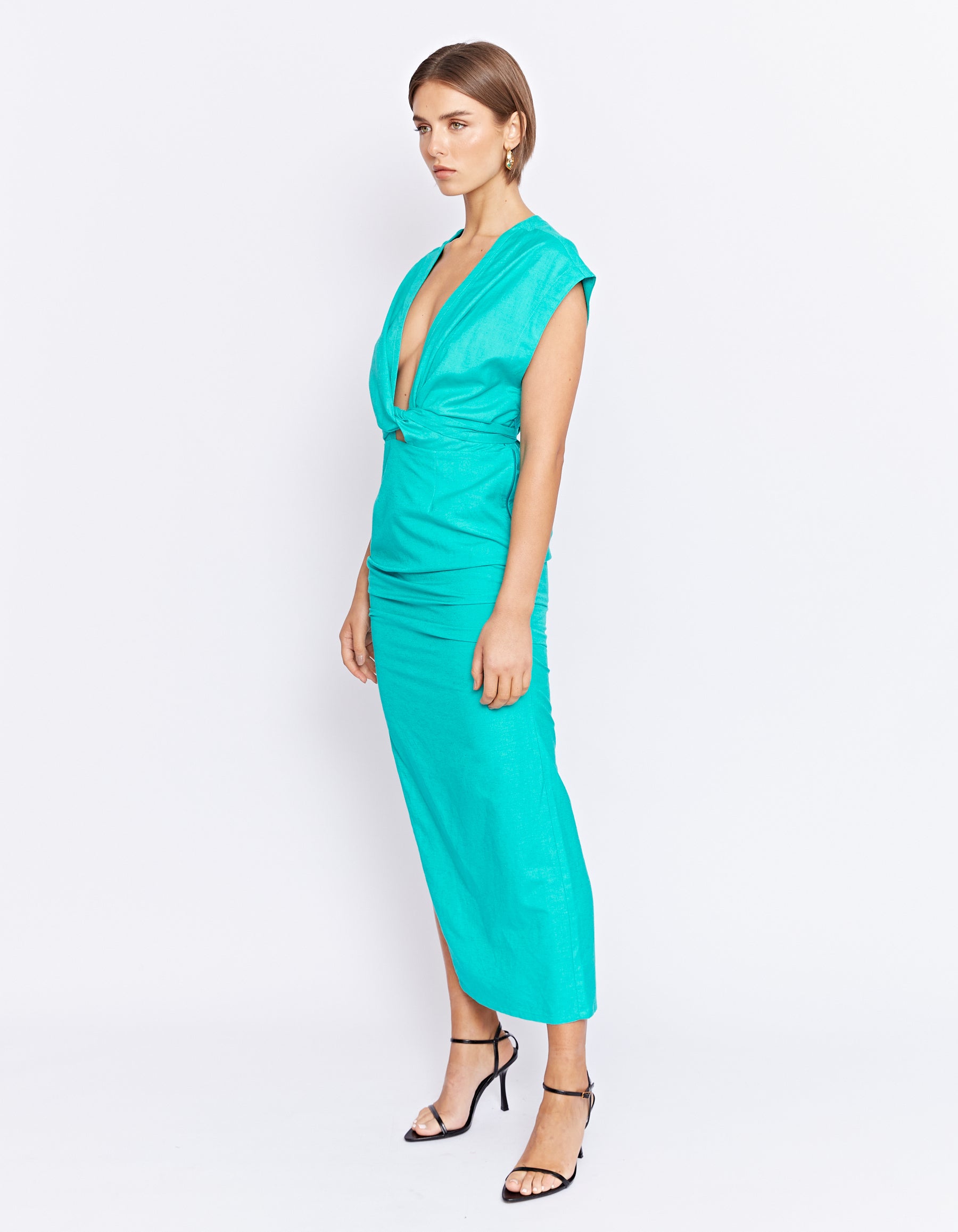 CLIFTON DRESS | EMERALD