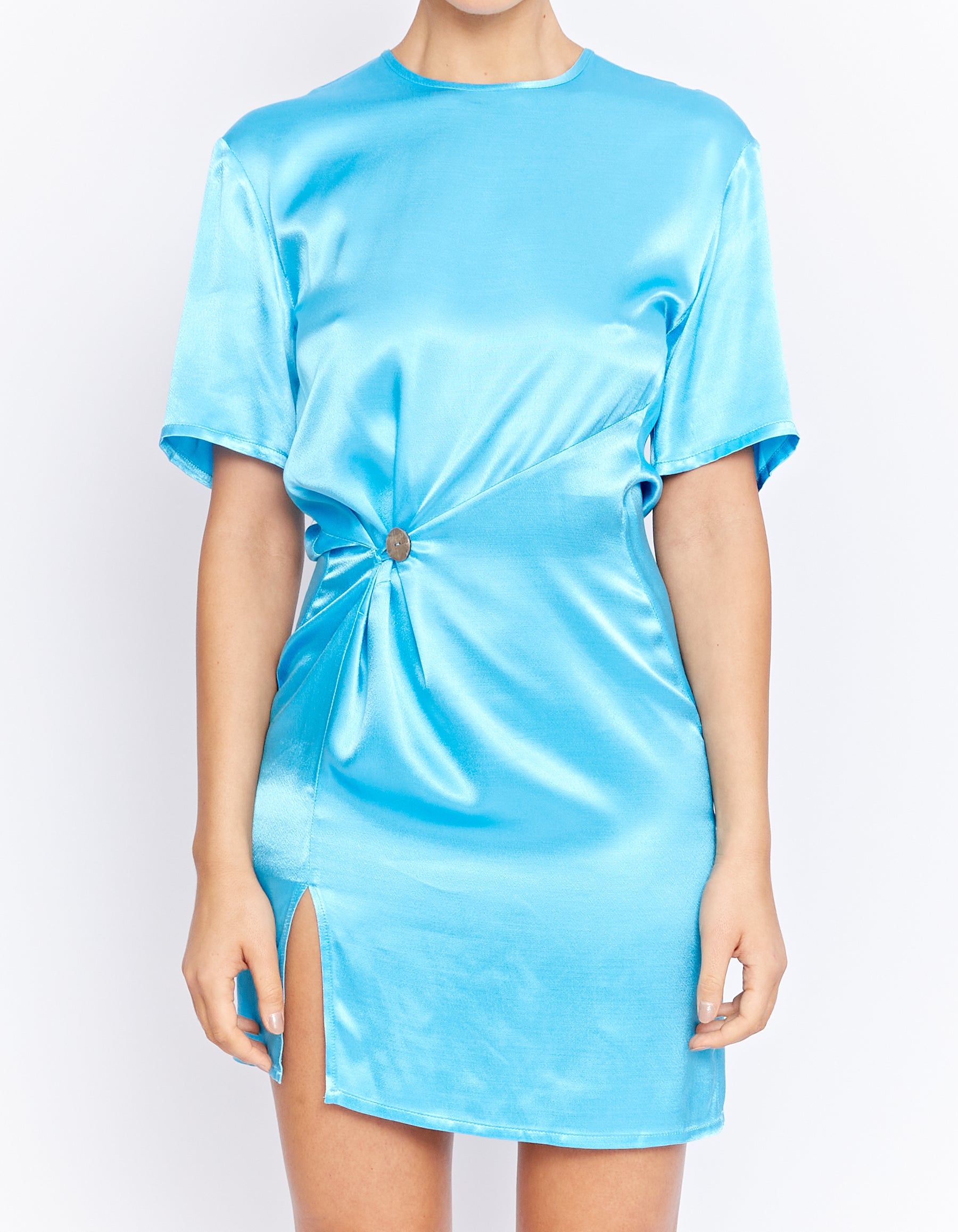 CARRINGTON TWIST DRESS  | ICE BLUE