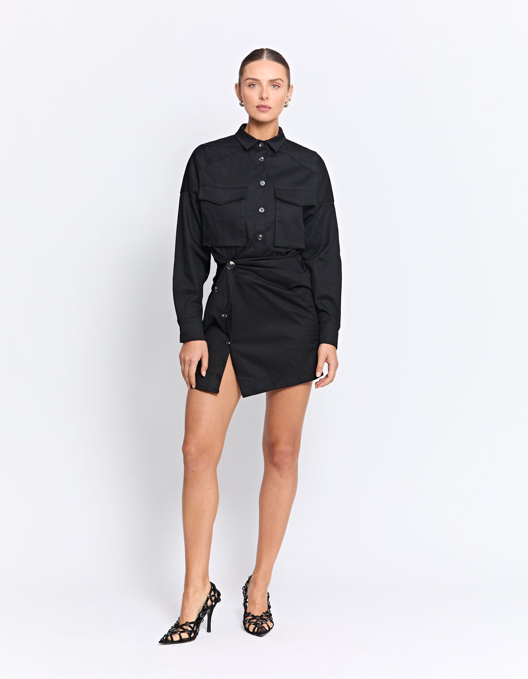 FORBES MINI DRESS | BLACK