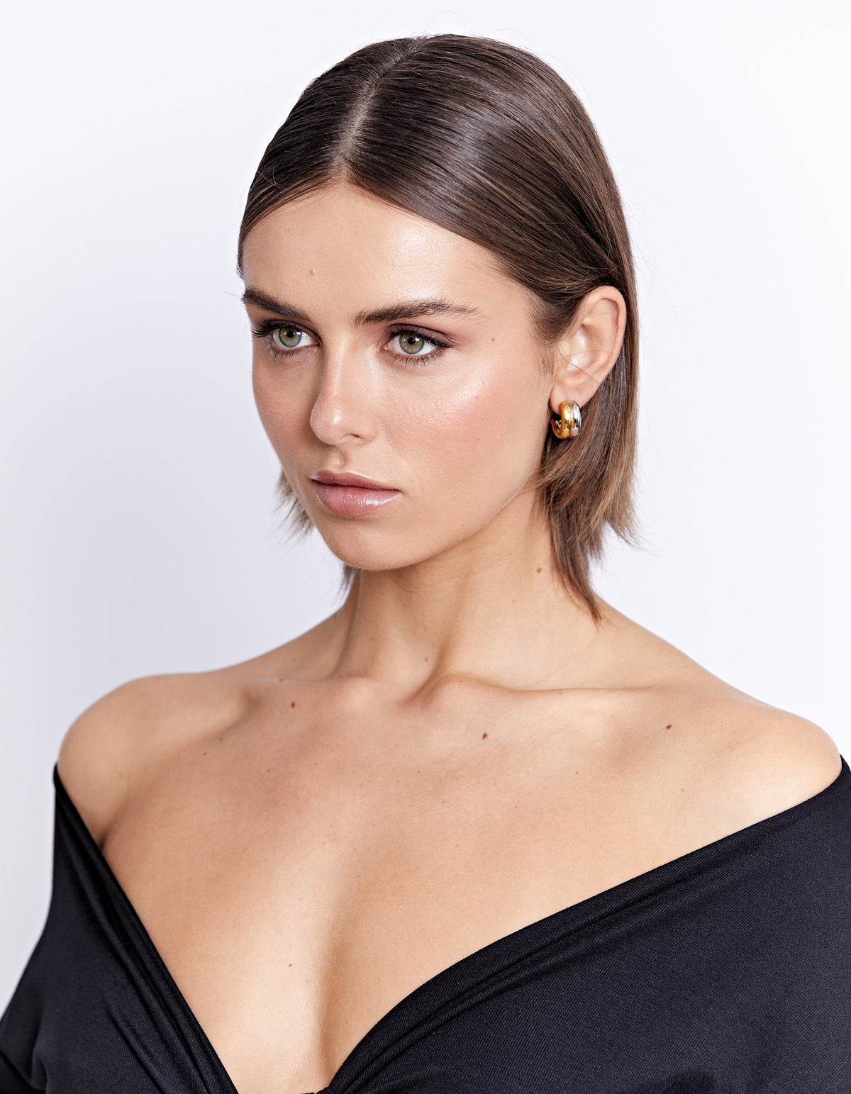 TWO TONE HOOPS GOLD/SILVER