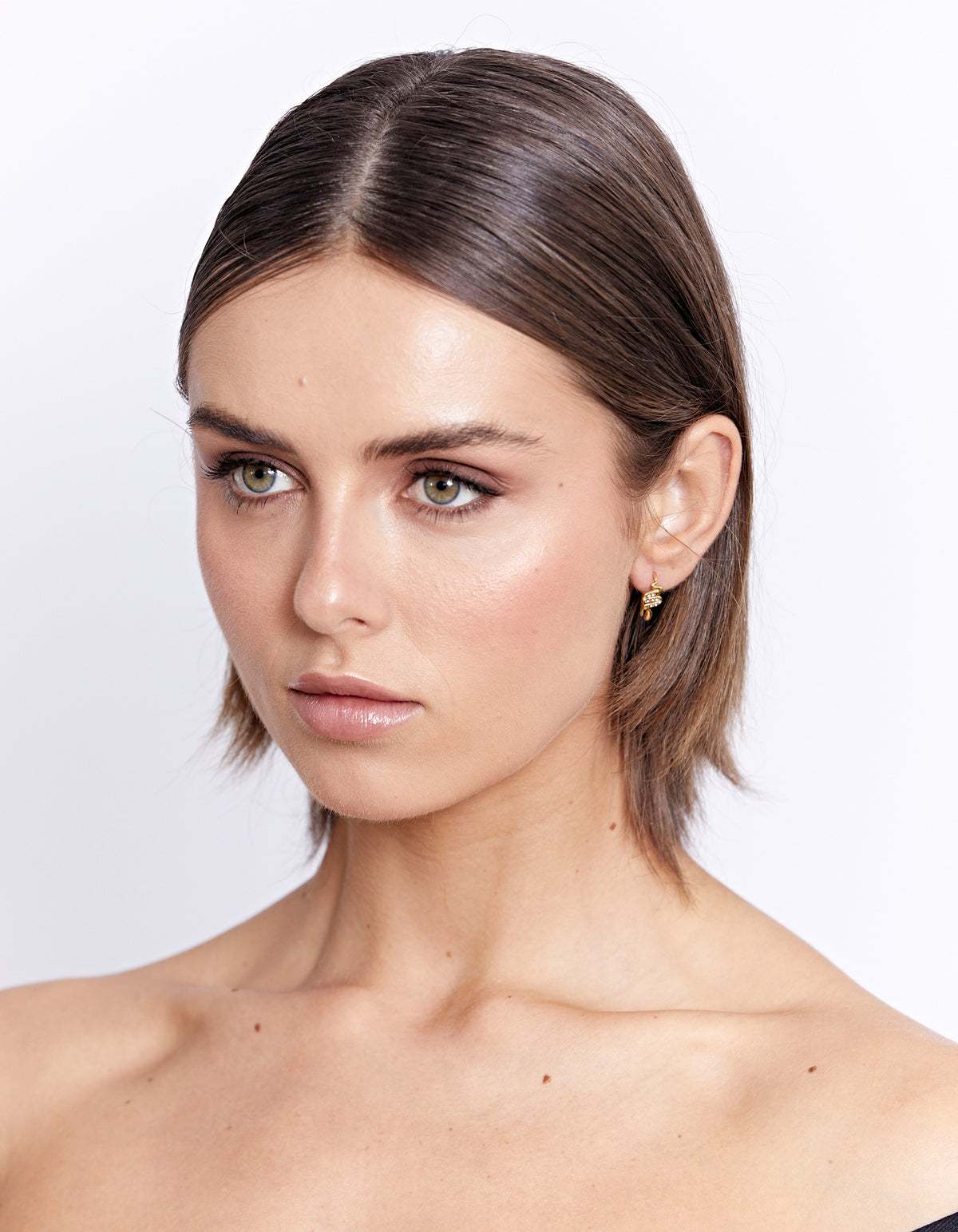 SNAKE HOOK EARRING