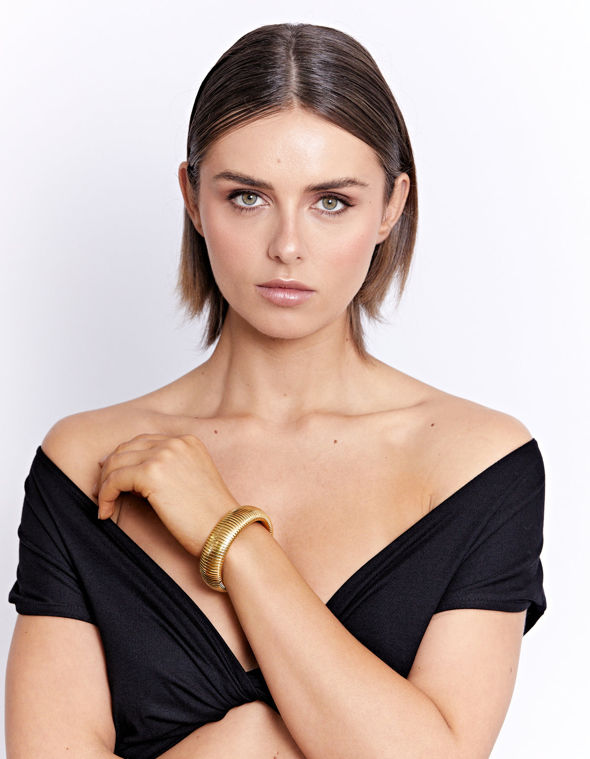 COIL BANGLE GOLD