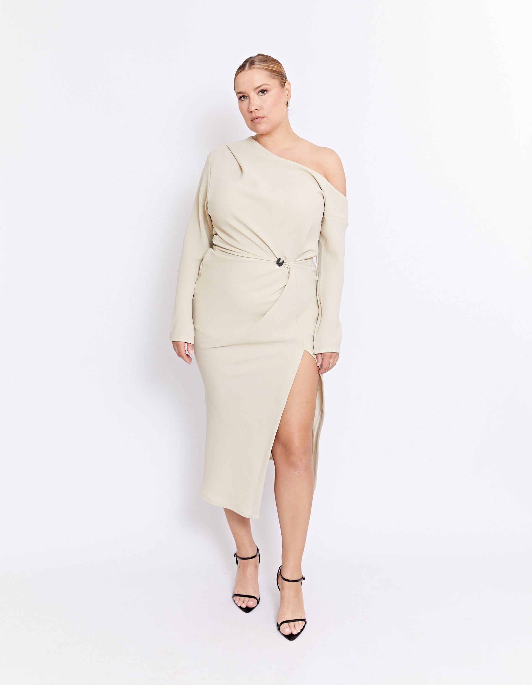 ROSSI DRESS | OATMEAL