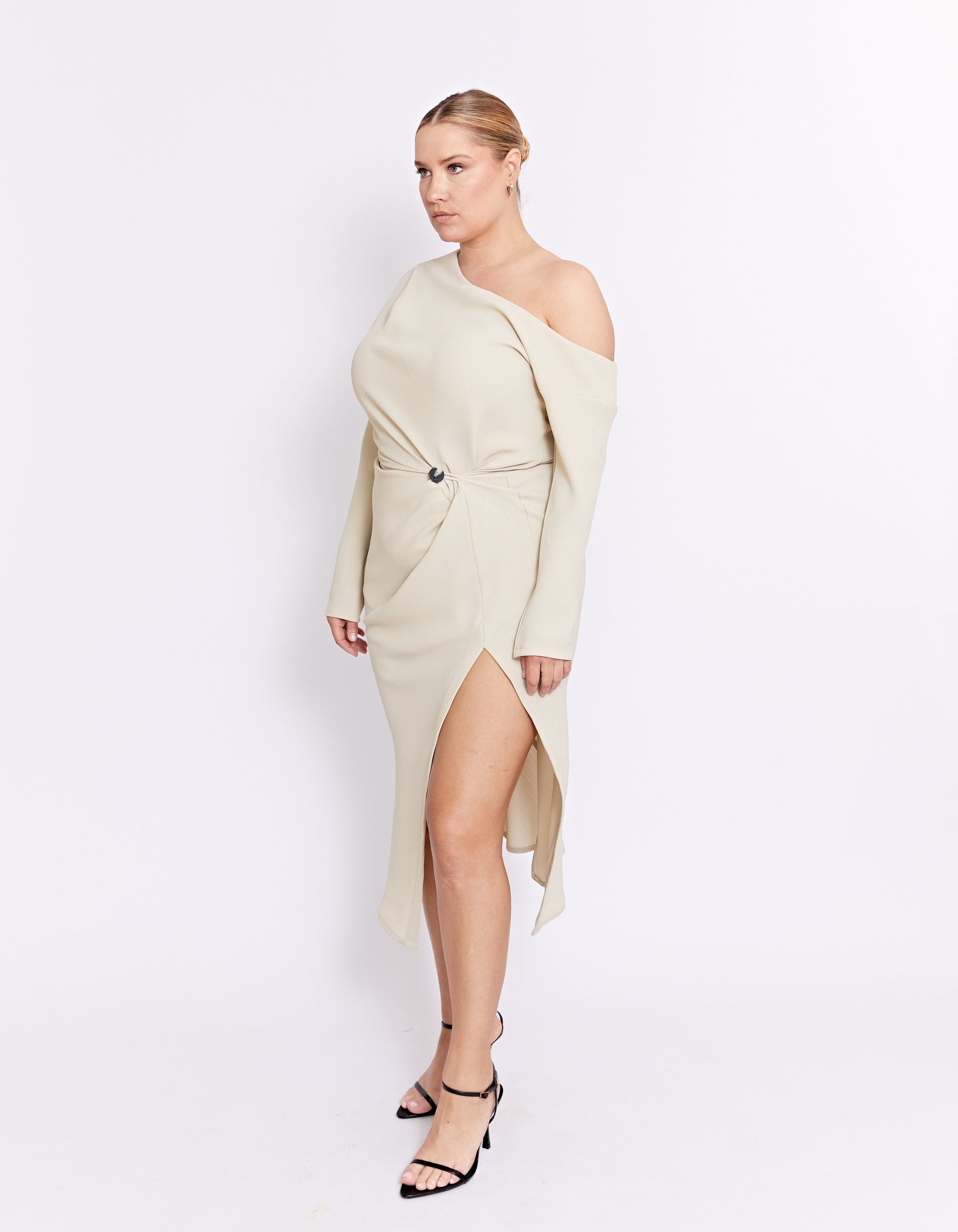 ROSSI DRESS | OATMEAL
