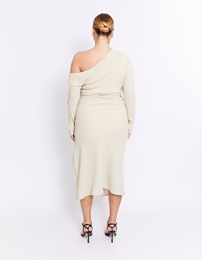 ROSSI DRESS | OATMEAL