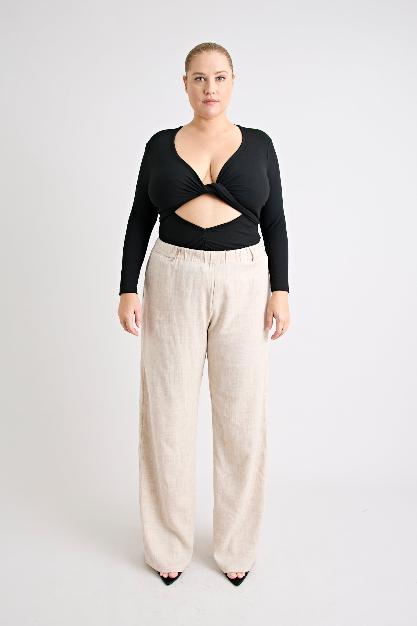 RAMOS LONG SLEEVE TOP  | BLACK