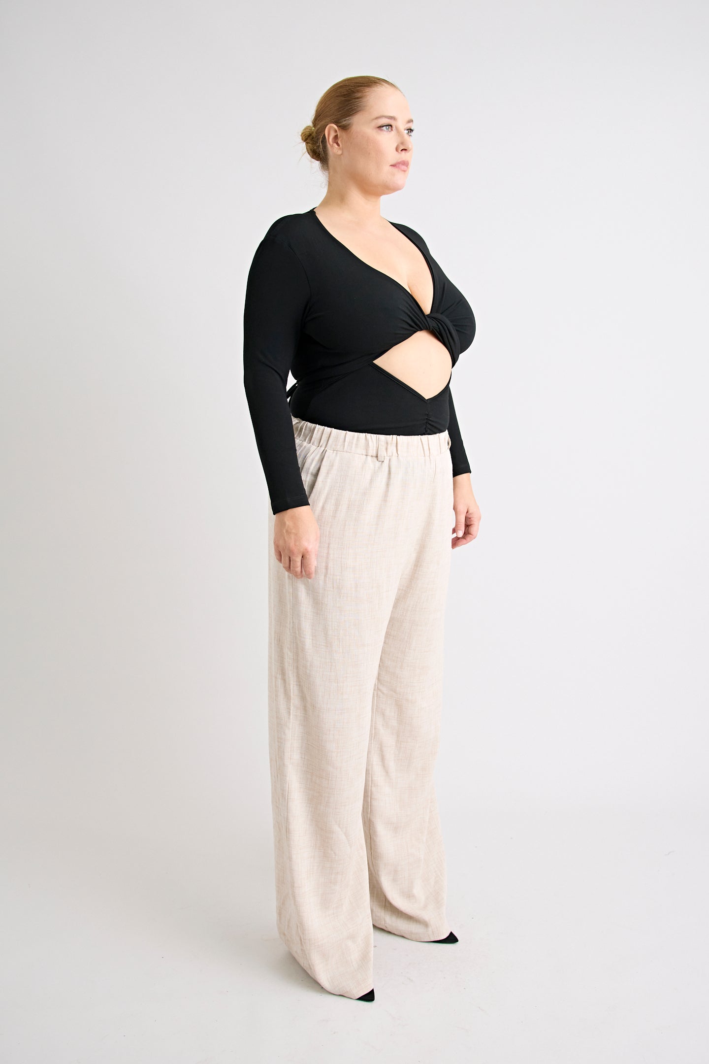 RAMOS LONG SLEEVE TOP  | BLACK