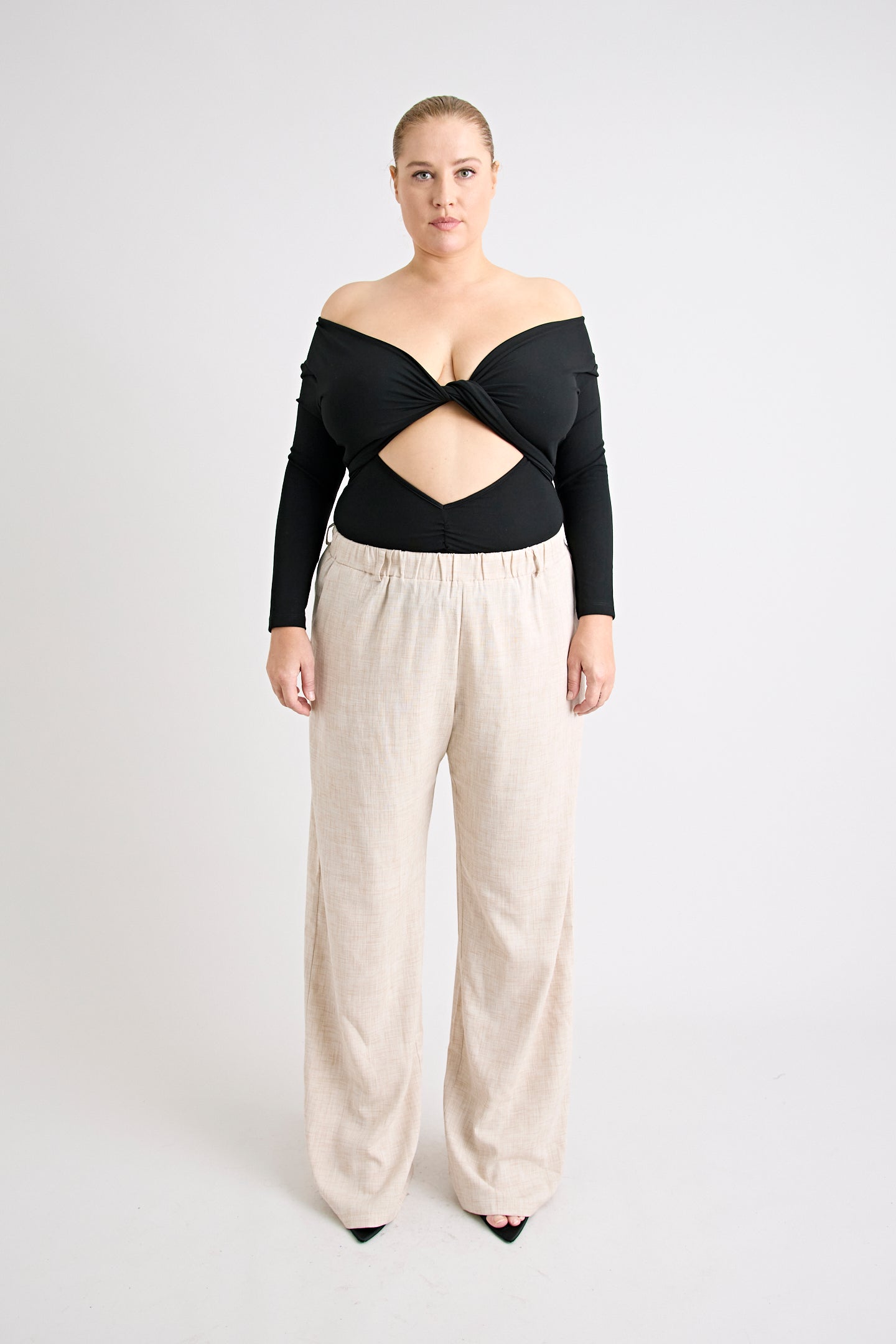 RAMOS LONG SLEEVE TOP  | BLACK