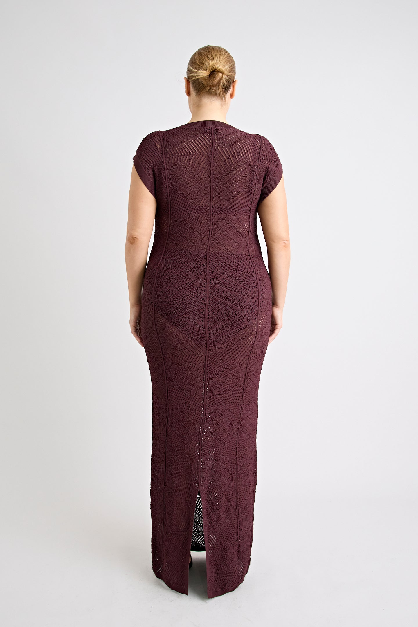 RENOIR KNIT DRESS | MERLOT