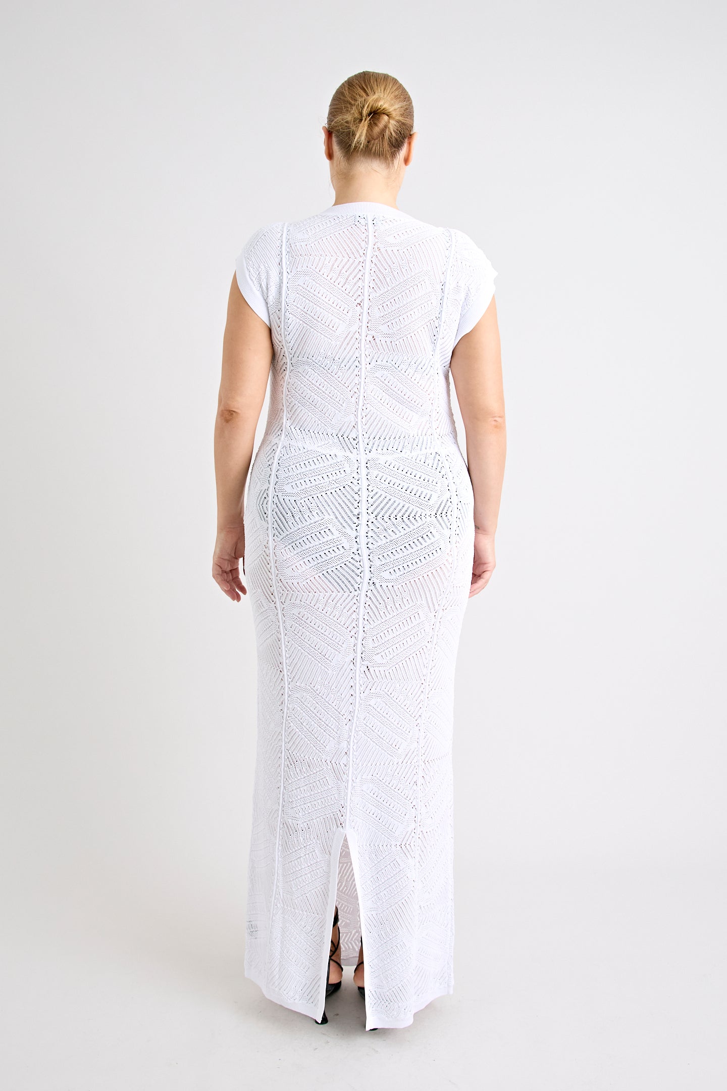 RENOIR KNIT DRESS | POWDER