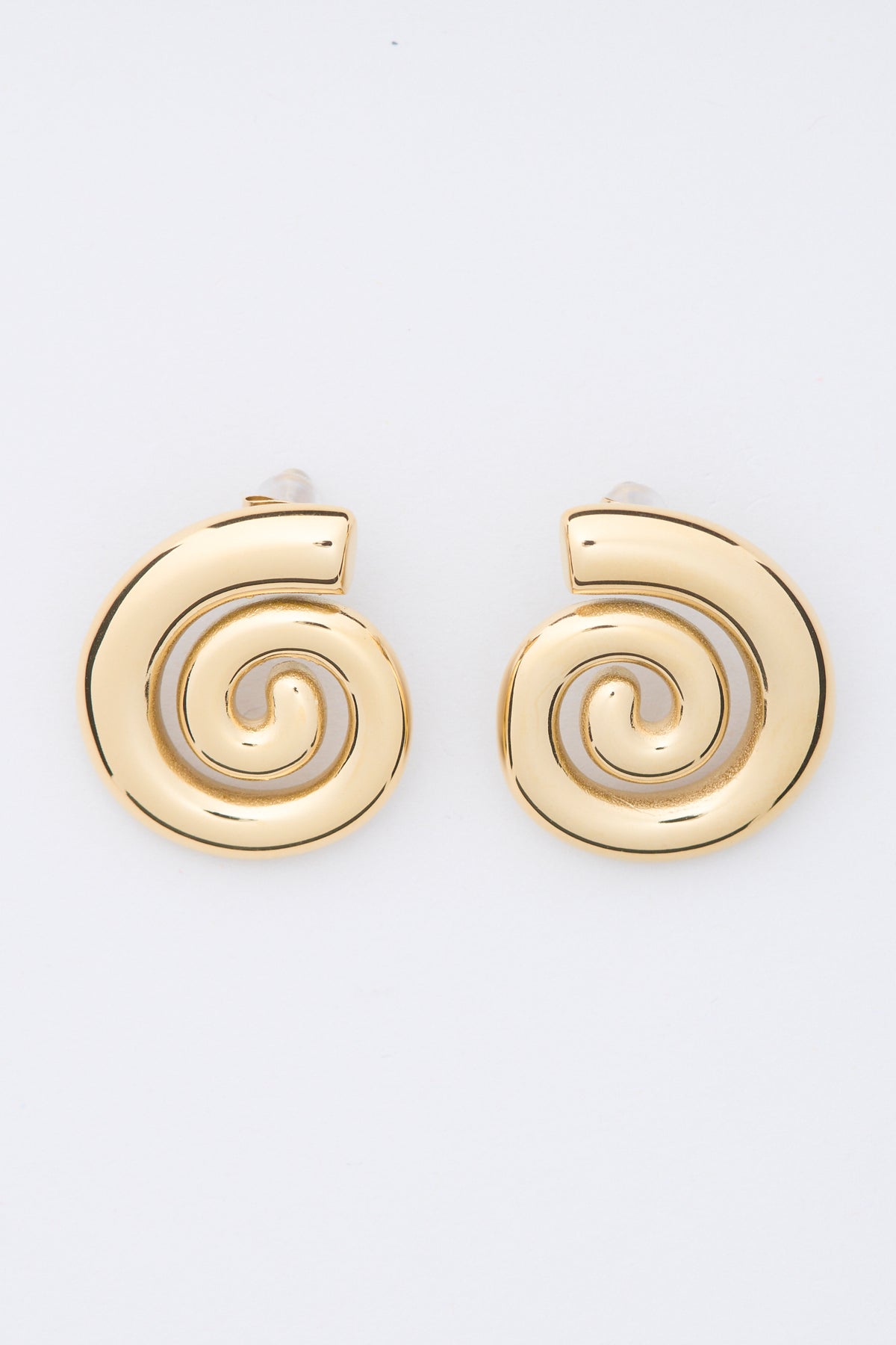 SWIRL EARRING | GOLD