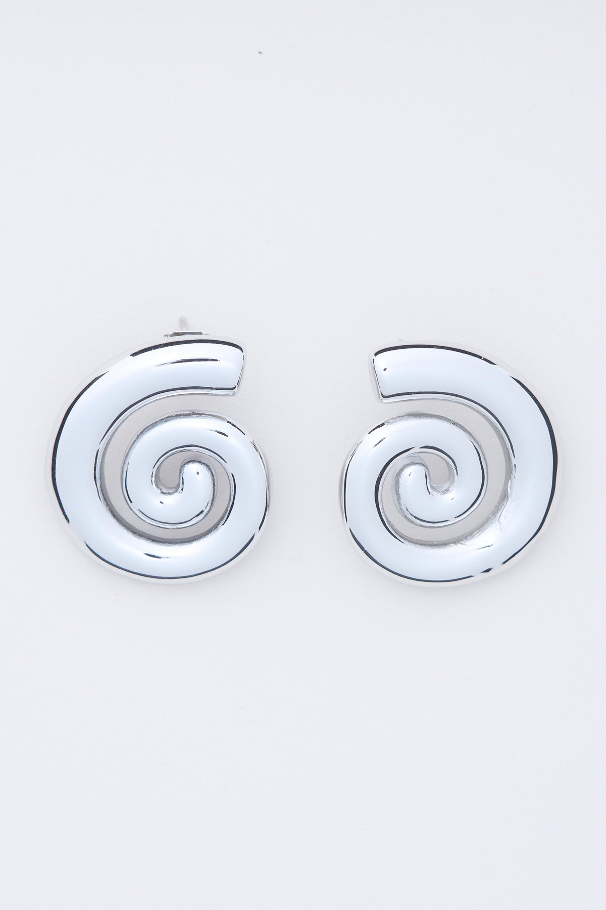 SWIRL EARRING | SILVER