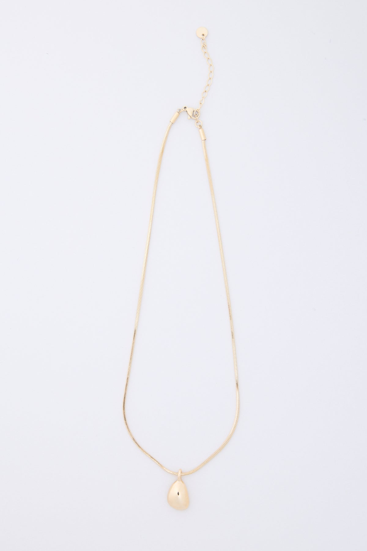 TEARDROP CHARM NECKLACE | GOLD