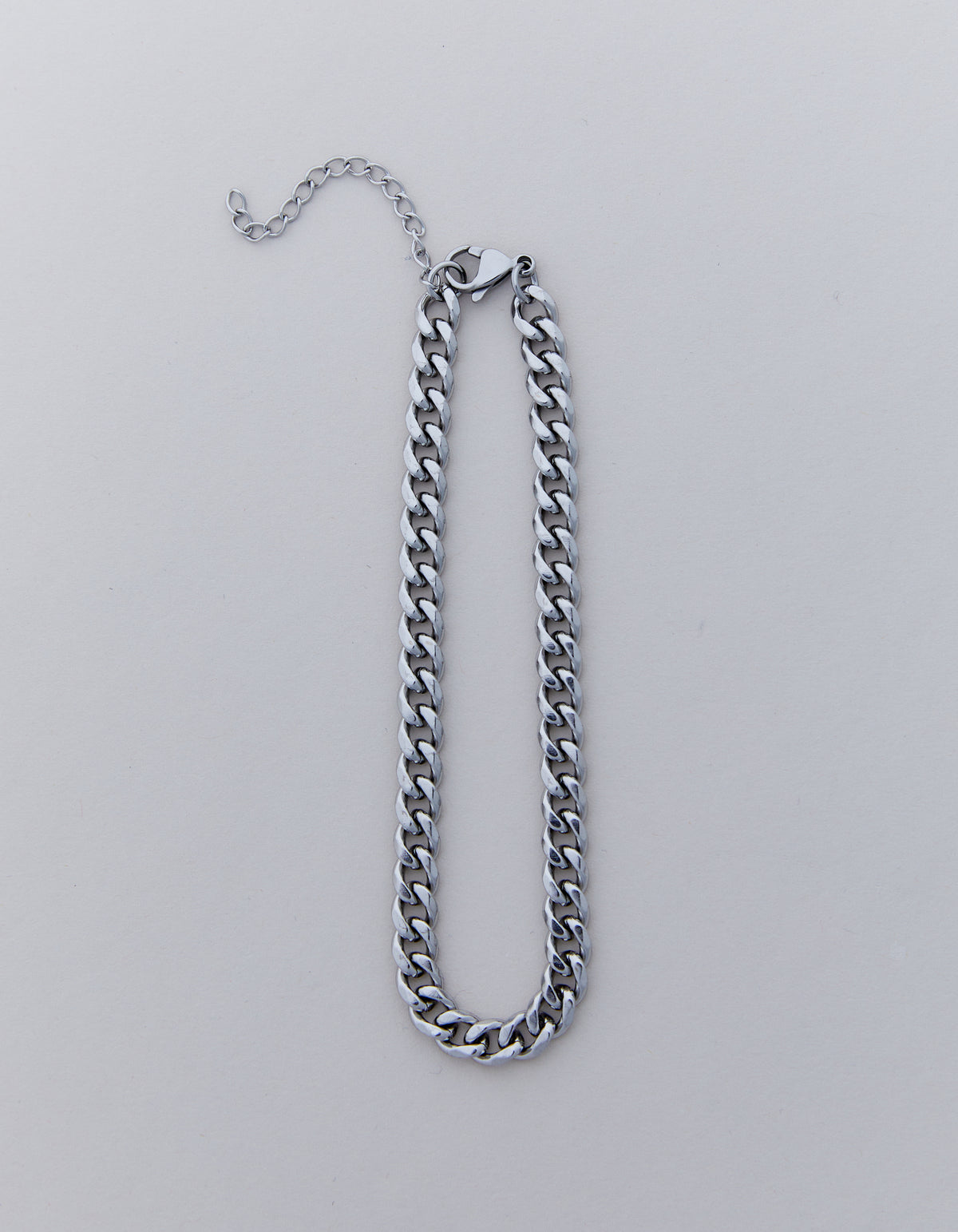 CUBAN ANKLET SILVER