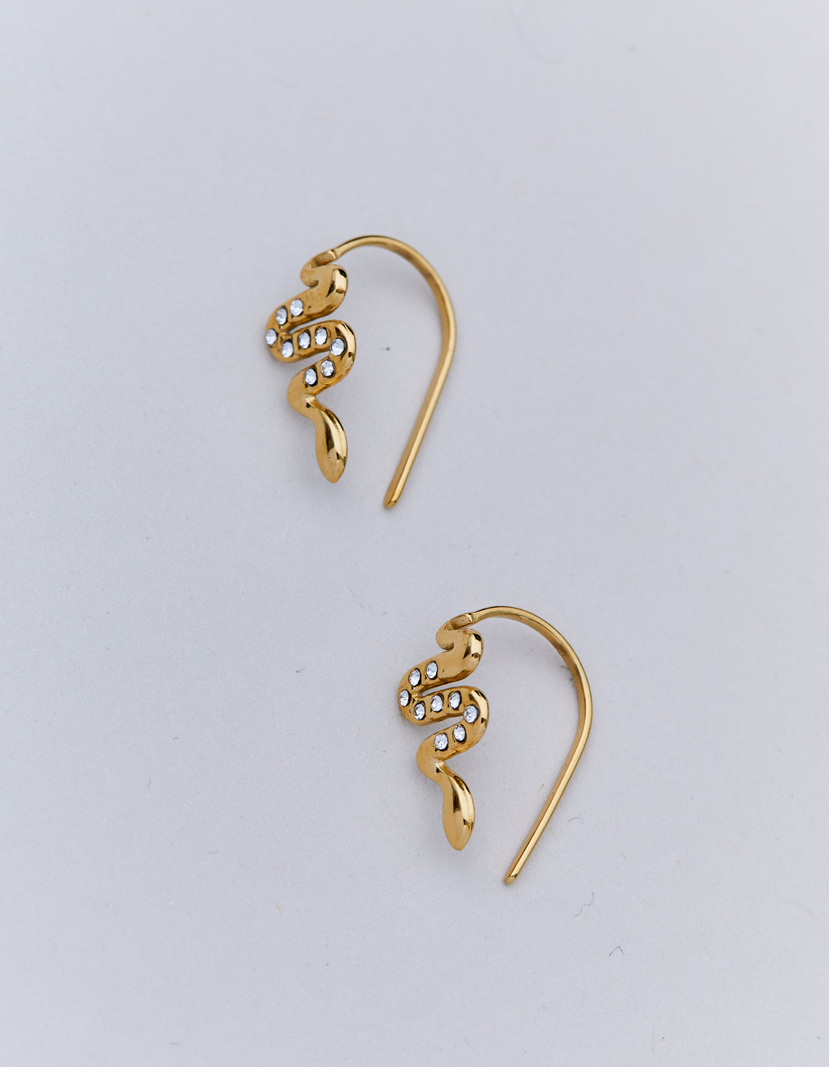 SNAKE HOOK EARRING