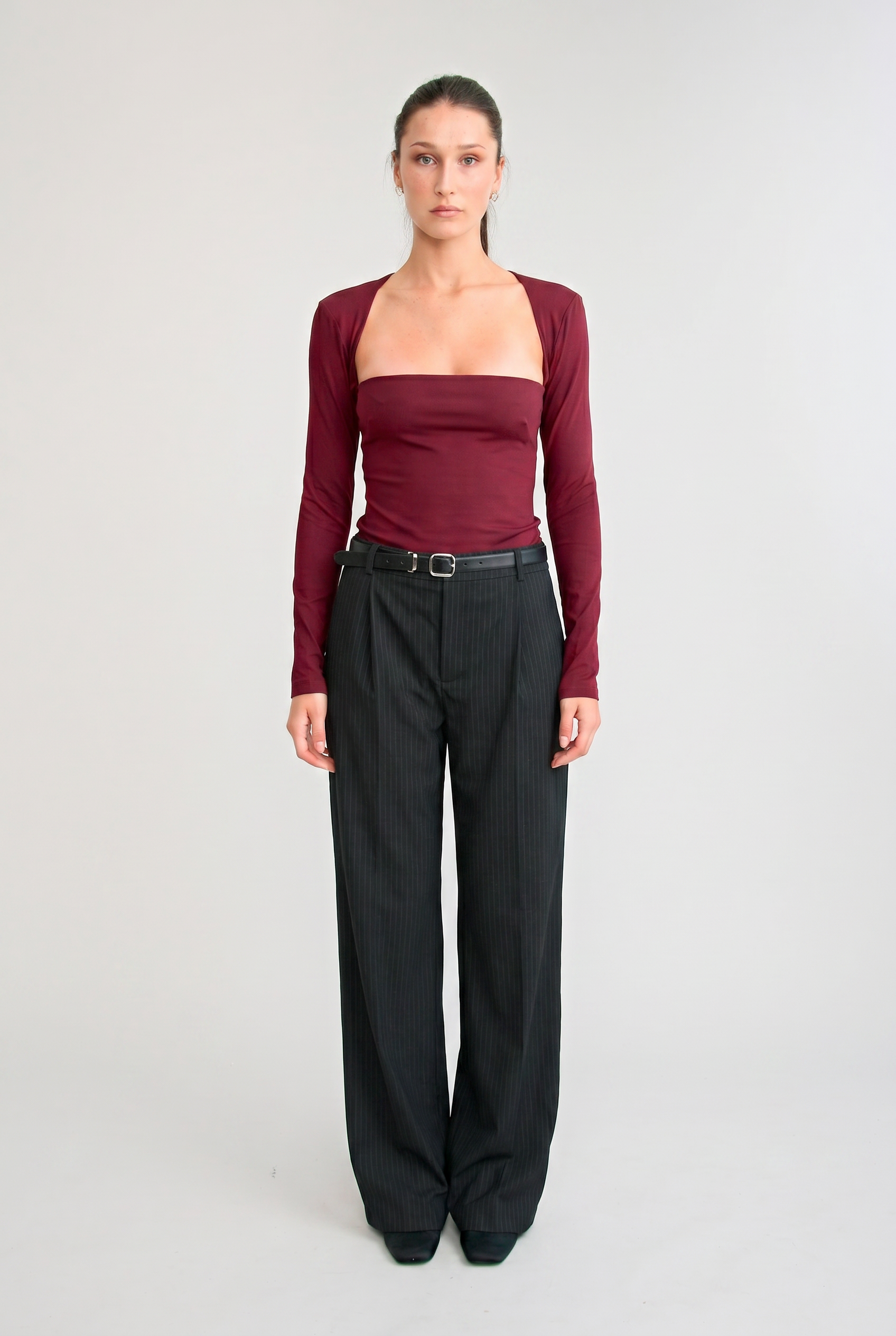 THE EDDIE TOP | BURGUNDY