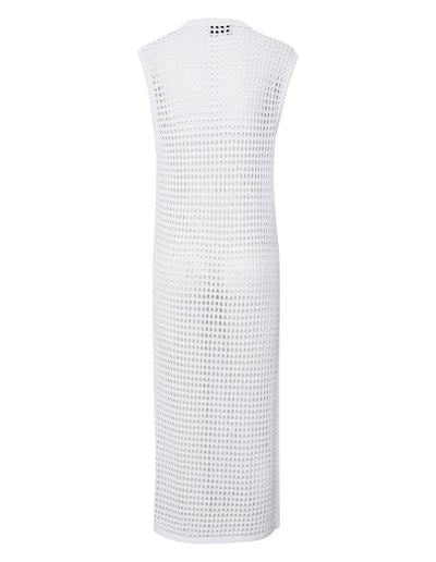 MALAGA CROCHET DRESS | POWDER