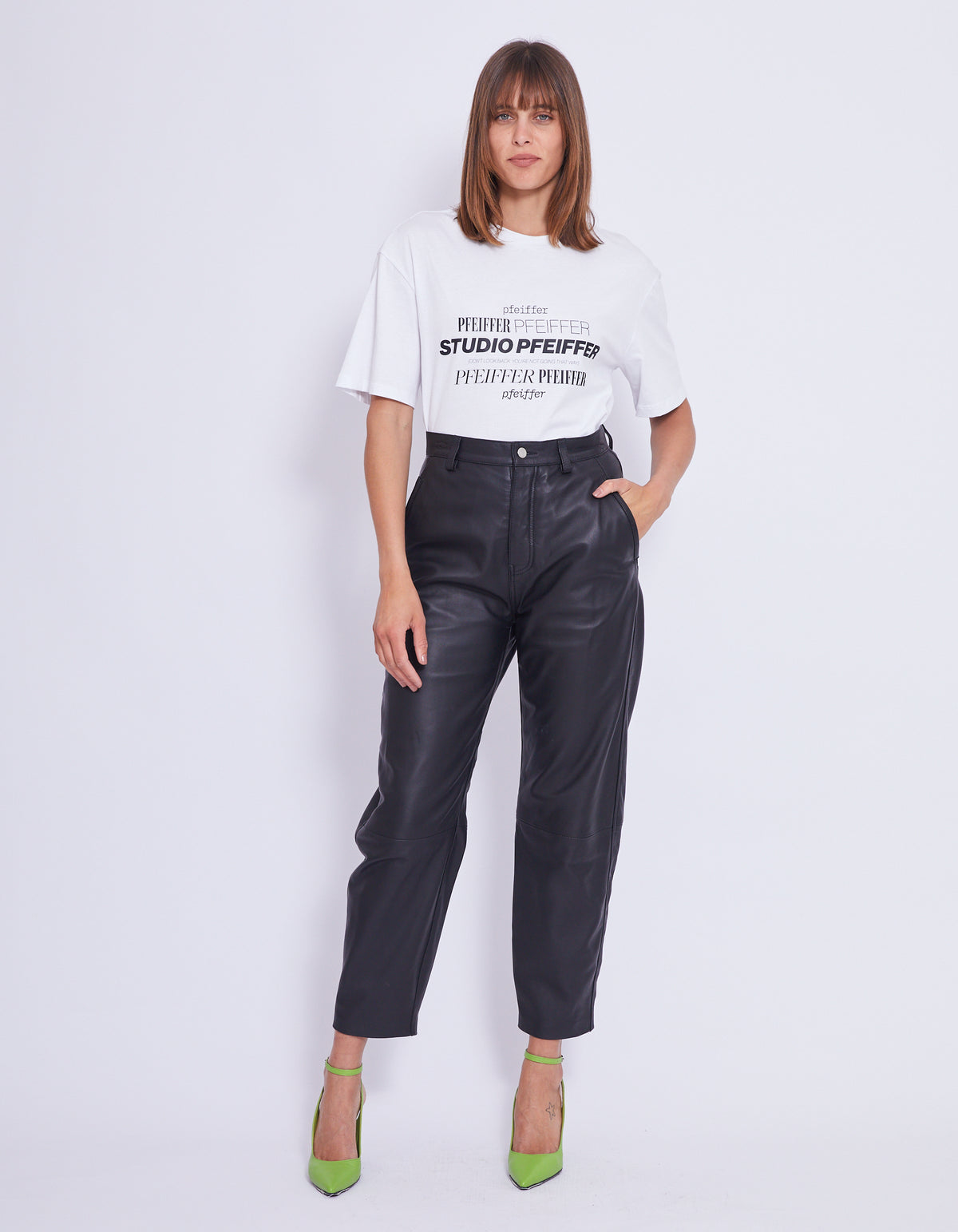 FRANKLIN LOGO TEE | POWDER