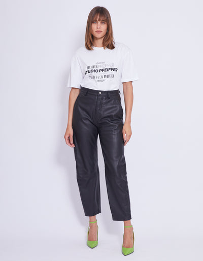 FRANKLIN LOGO TEE | POWDER