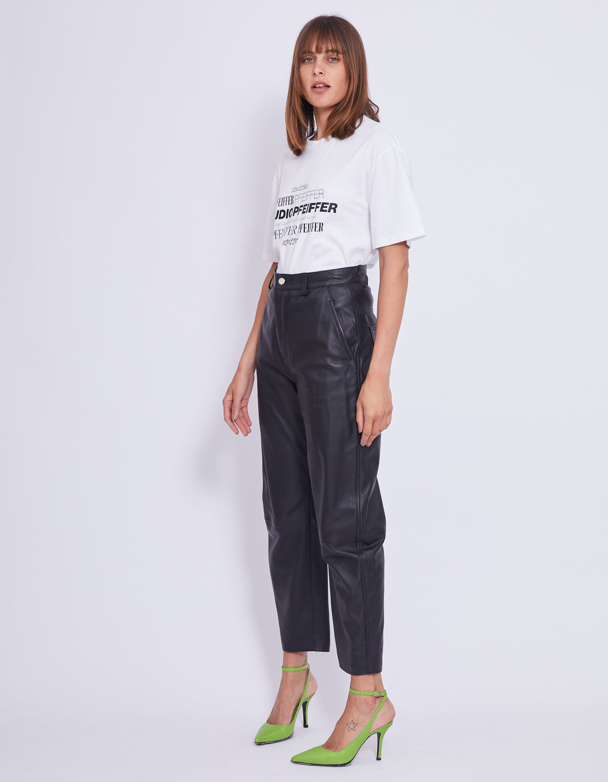 FRANKLIN LOGO TEE | POWDER