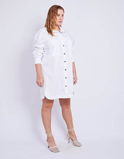 WESTWORLD SHIRT DRESS | POWDER