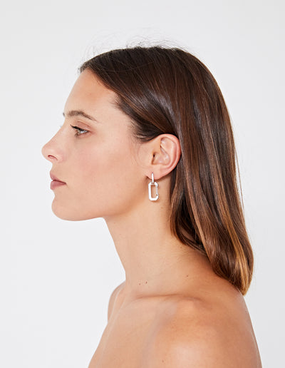 THE MINI KEYS EARRING | SILVER
